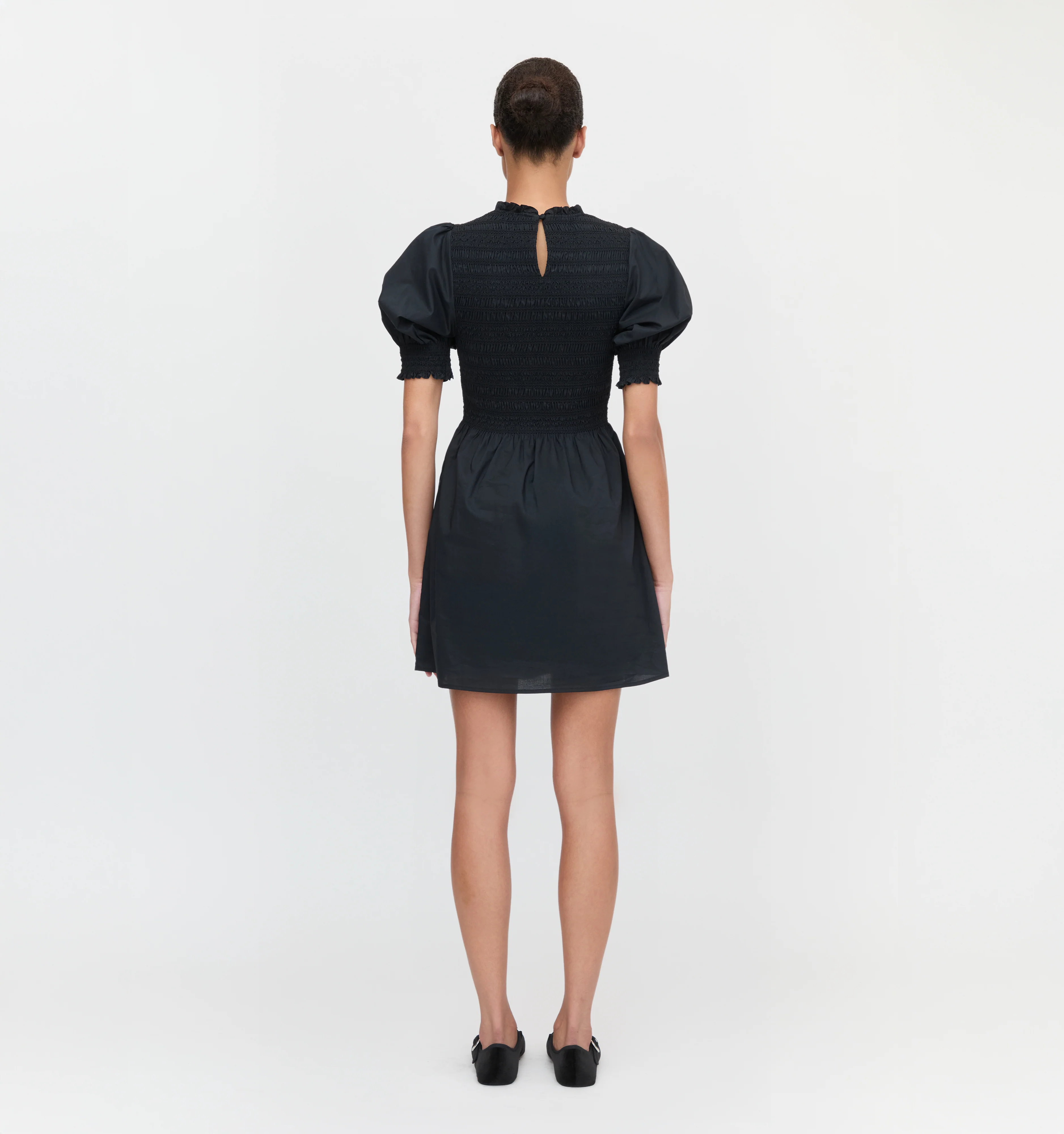 The Vivi Nap Dress - Black Cotton
