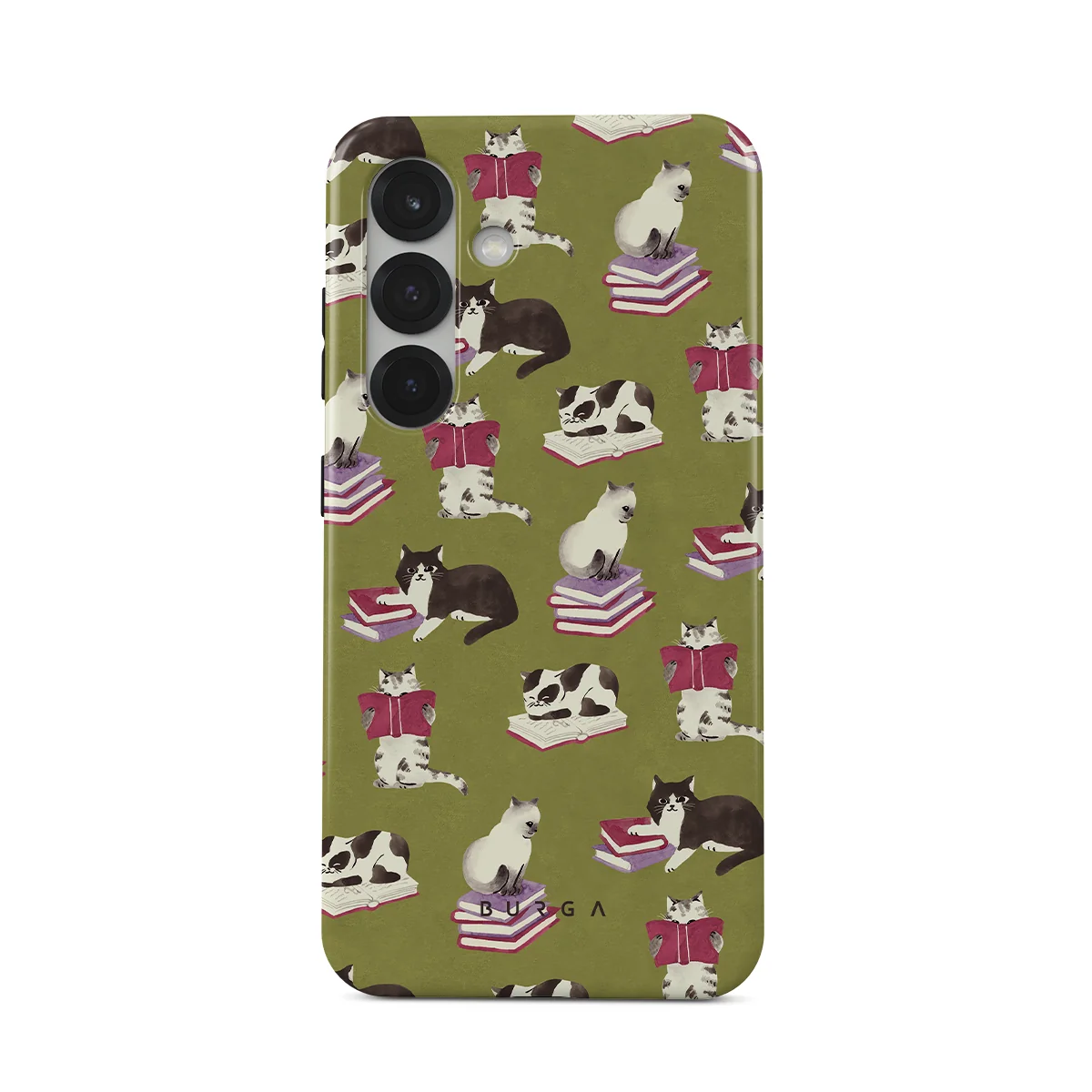 Curious Cat - Samsung Galaxy S25 ケース