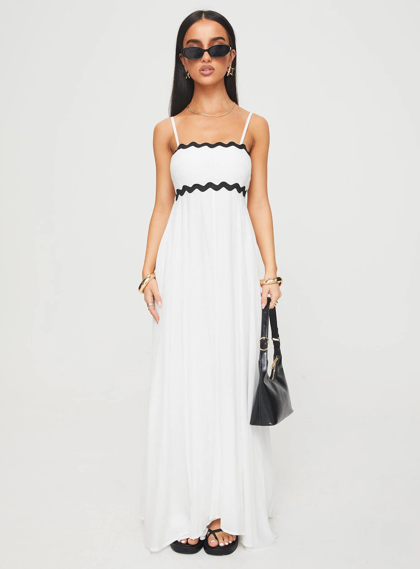 Croxetti Maxi Dress White - luluinthesky