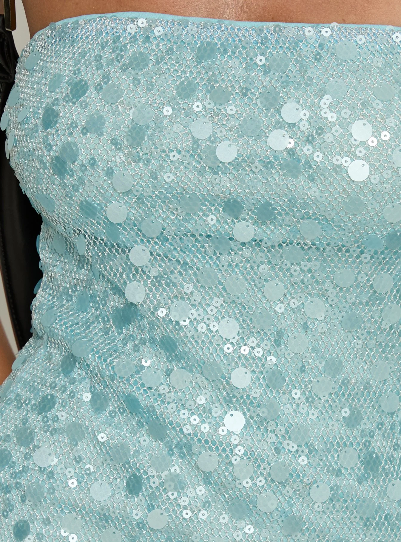 Mareisa Sequin Mini Dress Blue - luluinthesky