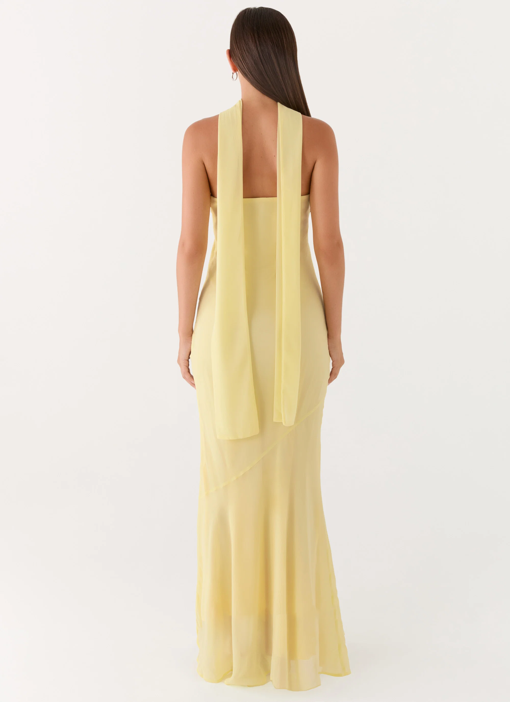 Under The Pagoda Maxi Dress - Yellow