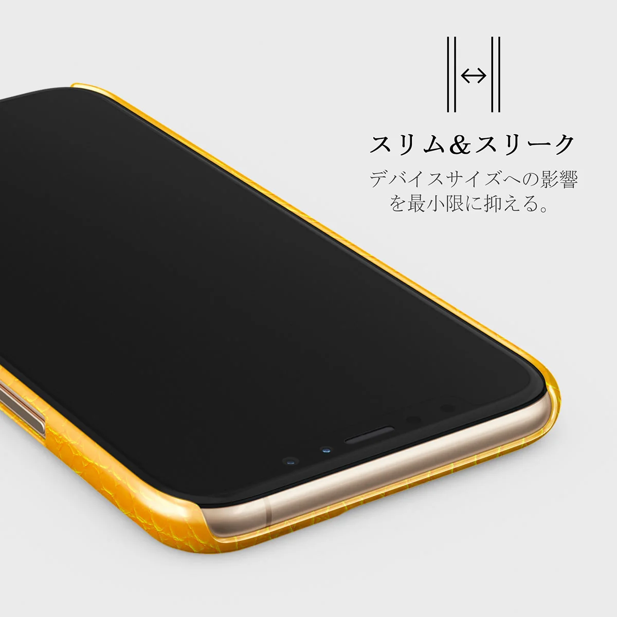 Canary Yellow - Snake Skin iPhone 11 Pro ケース