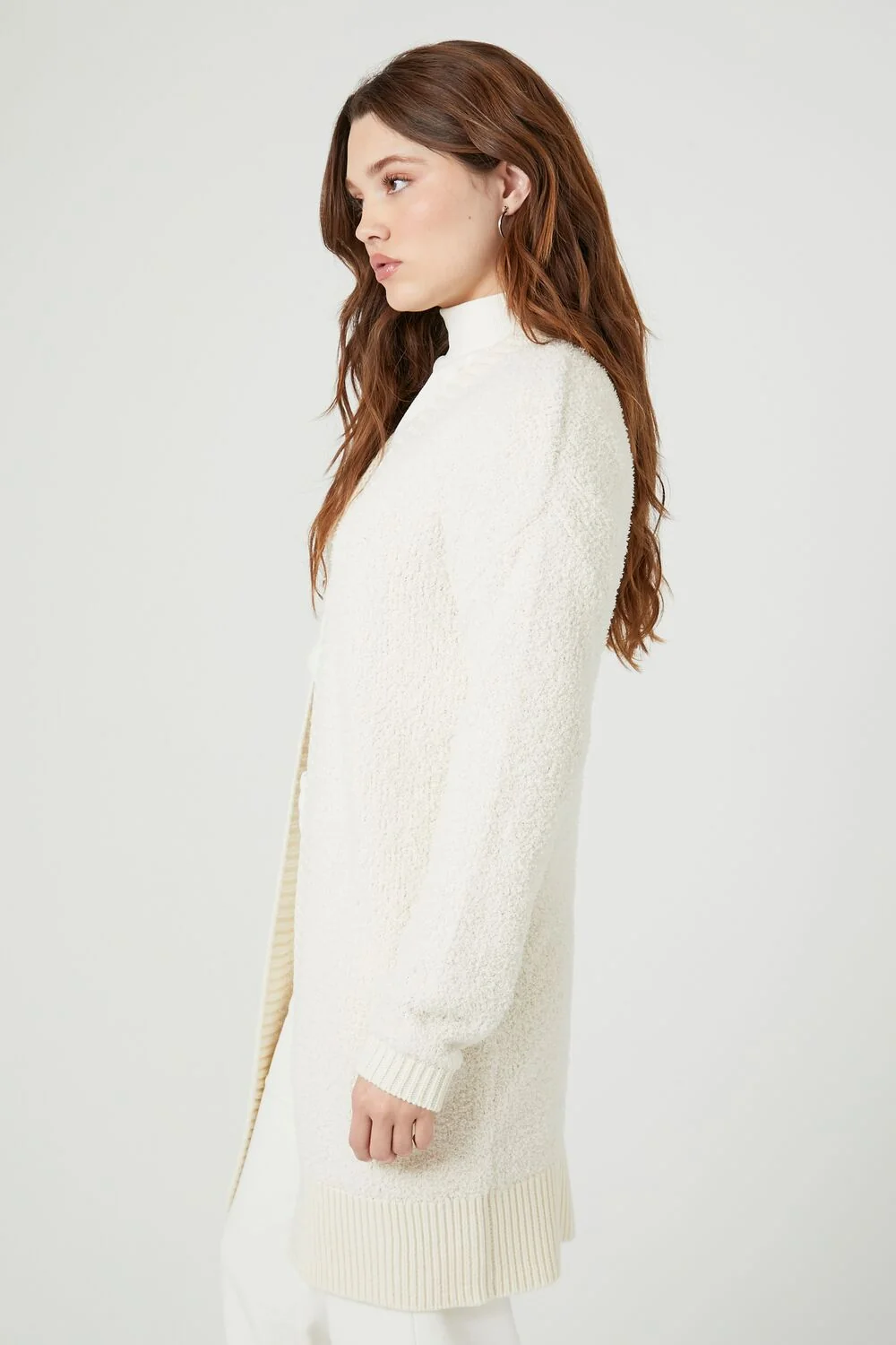 Open-Front Cardigan Sweater
