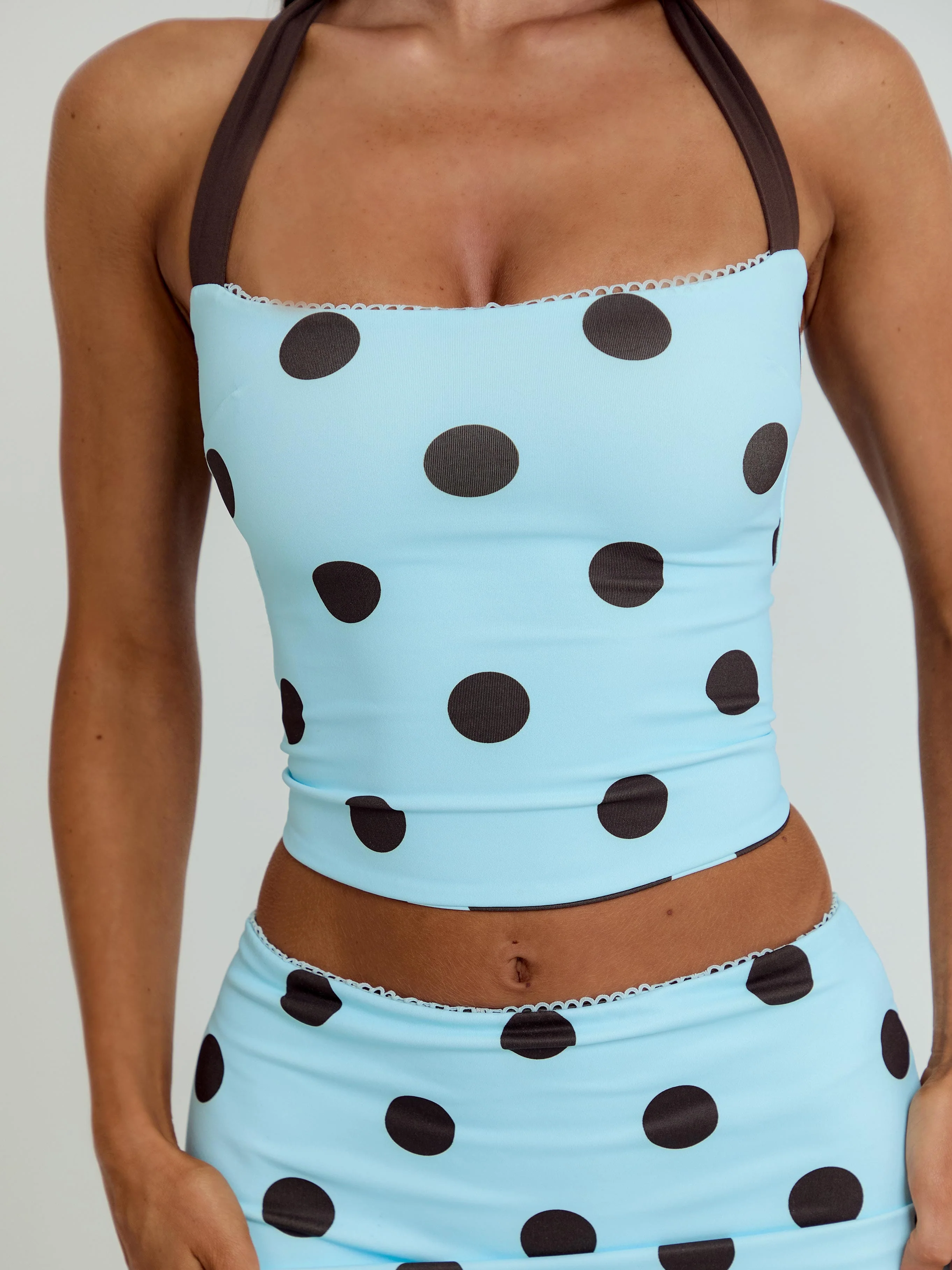 Lula-Reversible-Top-Blue-And-Chocolate-Polka-Dot