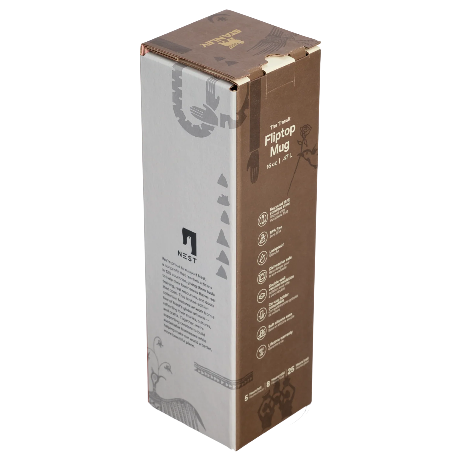 The Stanley 1913 x Nest AeroLight™ Transit Flip Top Mug