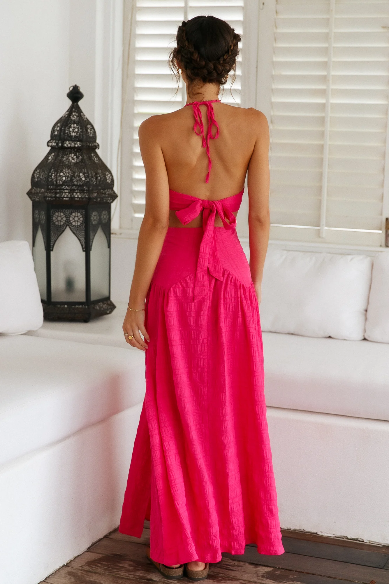 Lemon Tree Maxi Skirt Pink