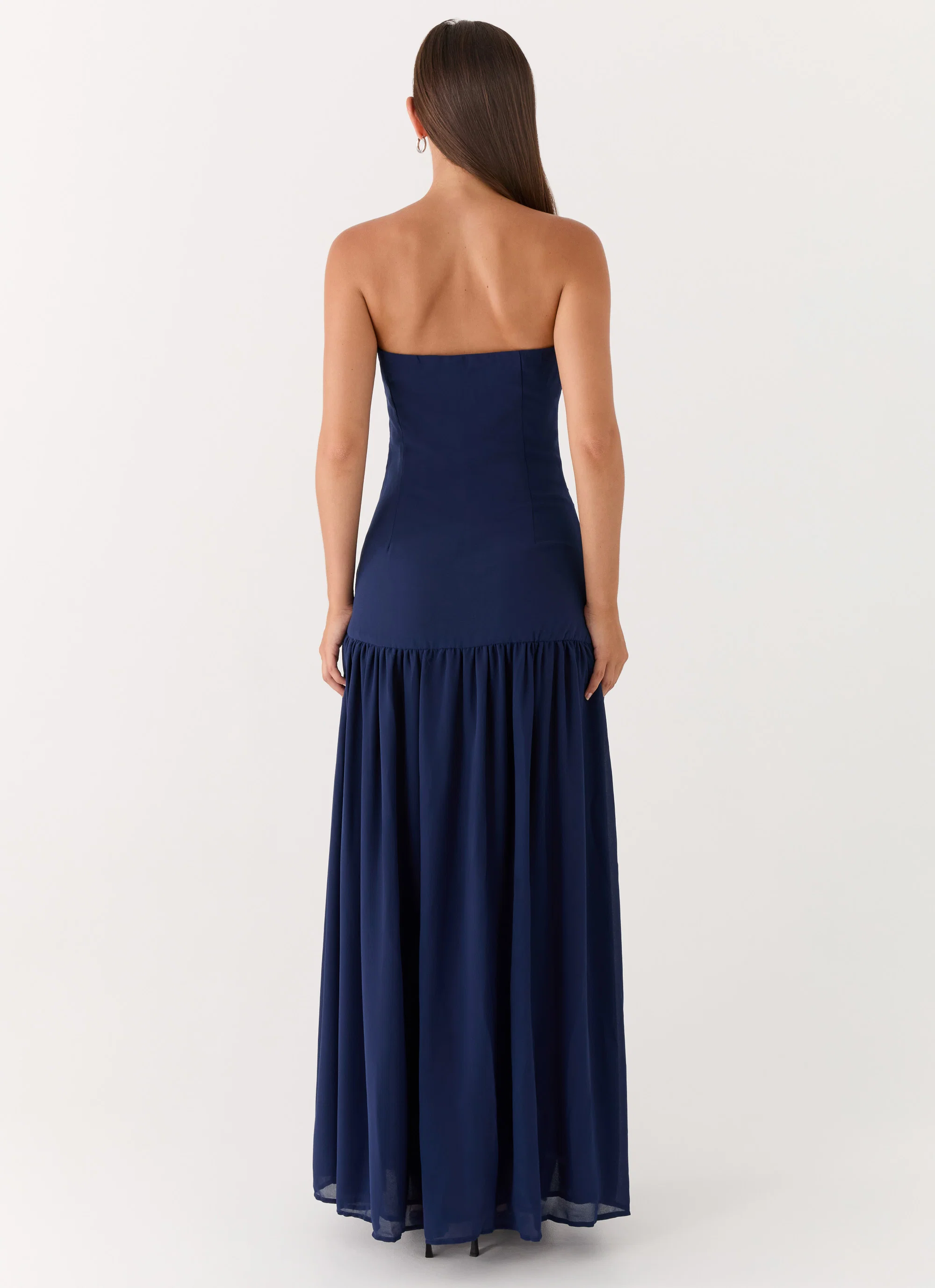 Eden Strapless Maxi Dress - Navy