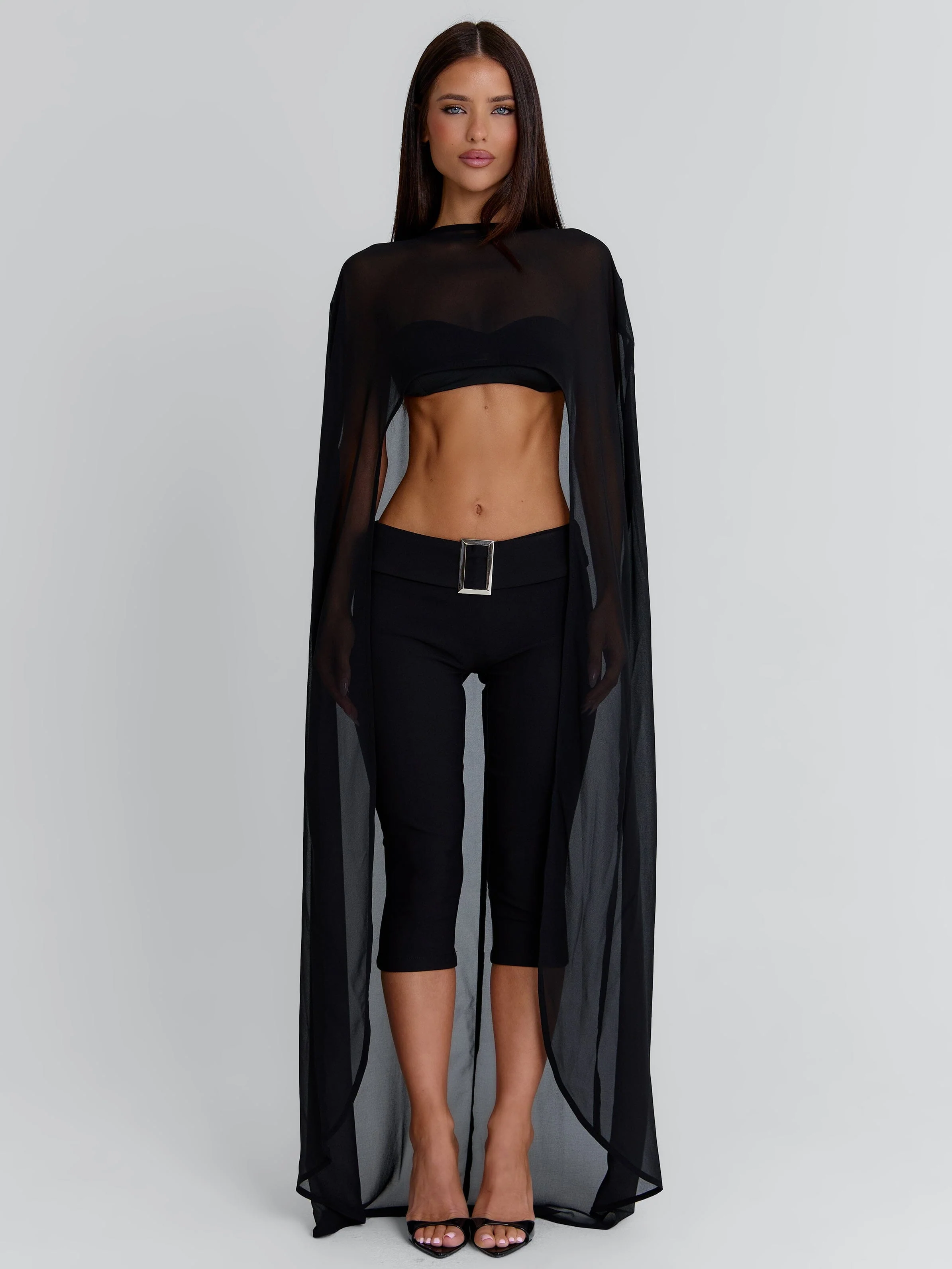 Karley Crop Top Black