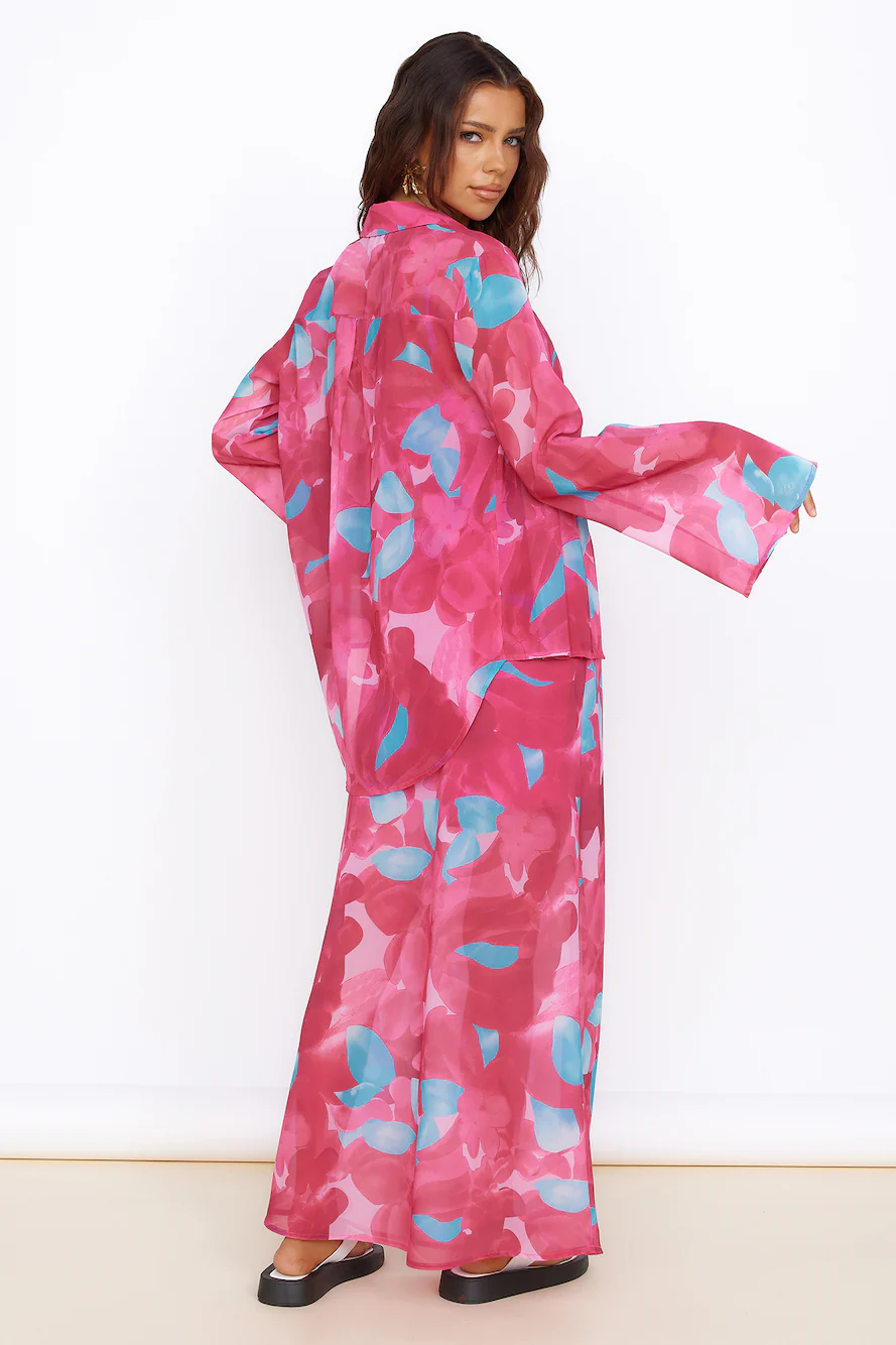 Make Up My Mind Maxi Dress Pink