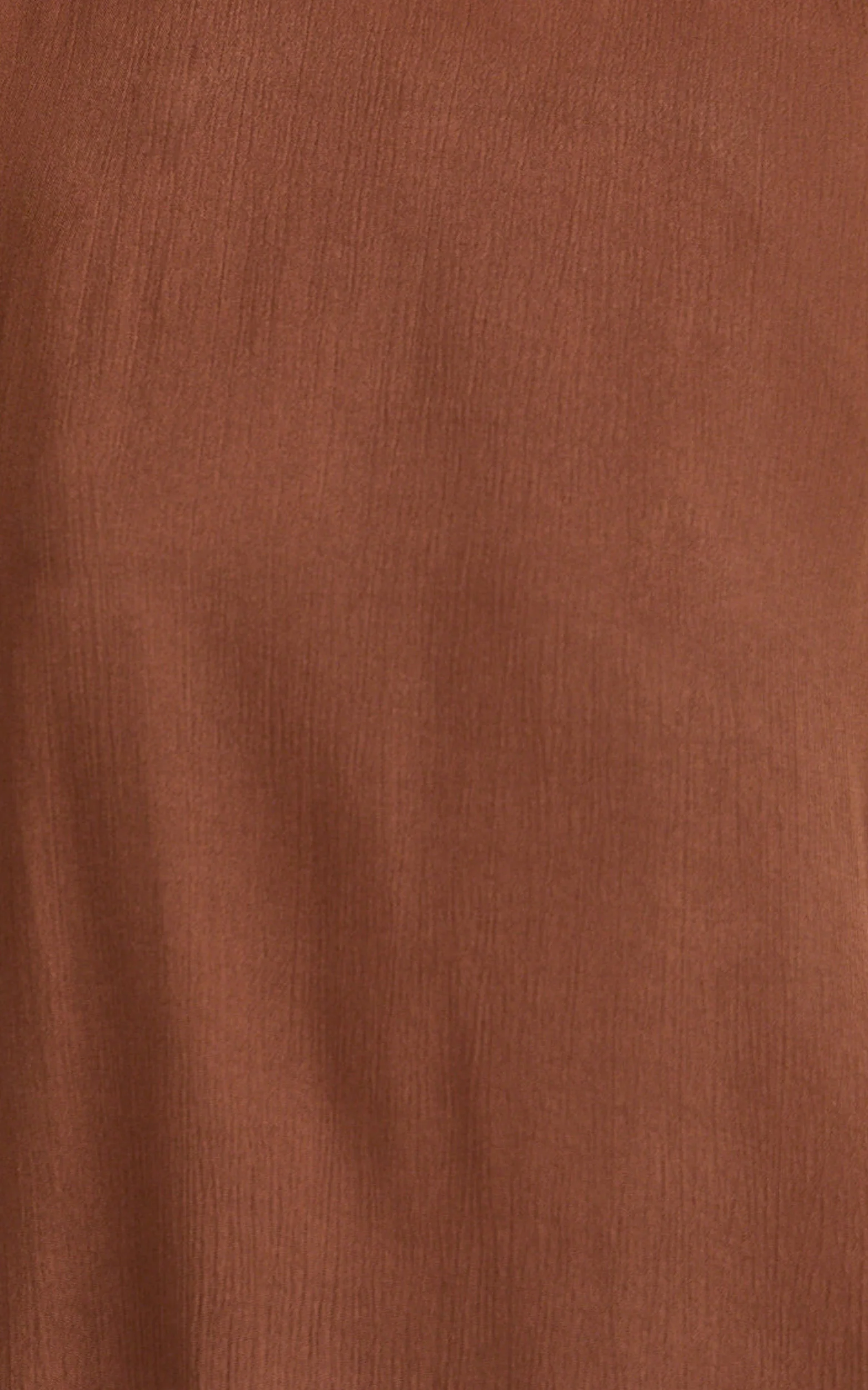 Makenna Top - Crinkle Shell Top in Chocolate