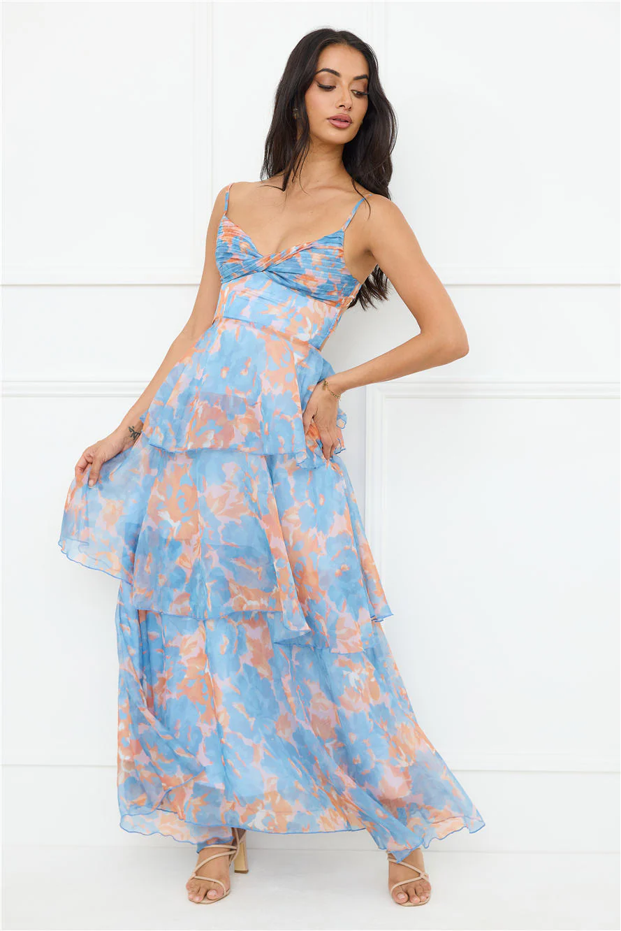 Be Myself Maxi Dress Blue