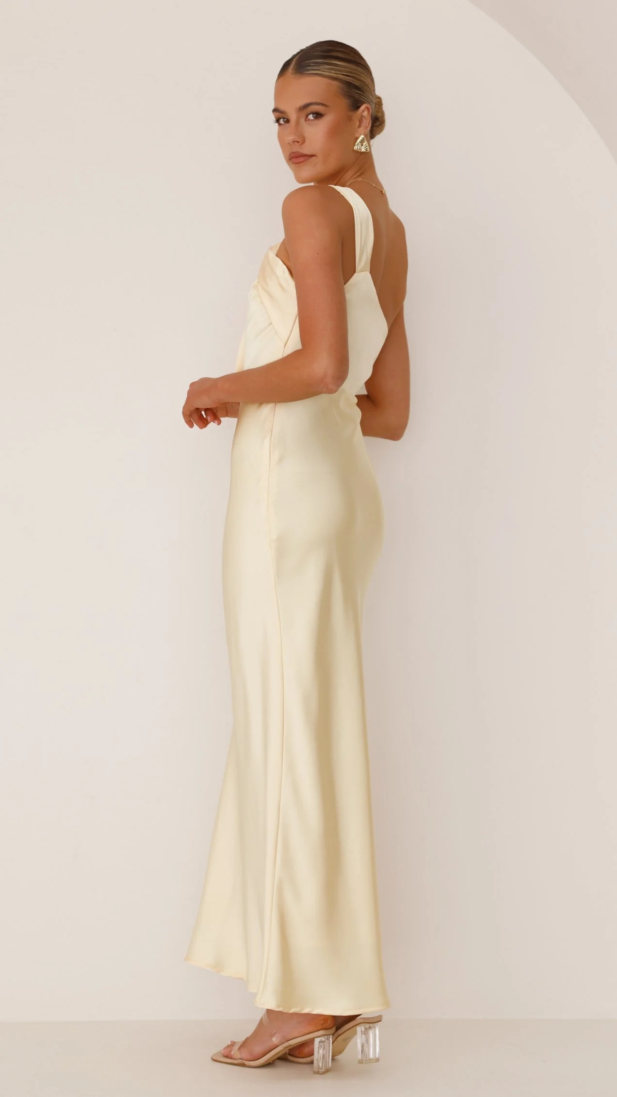 Greta Maxi Dress - Lemon