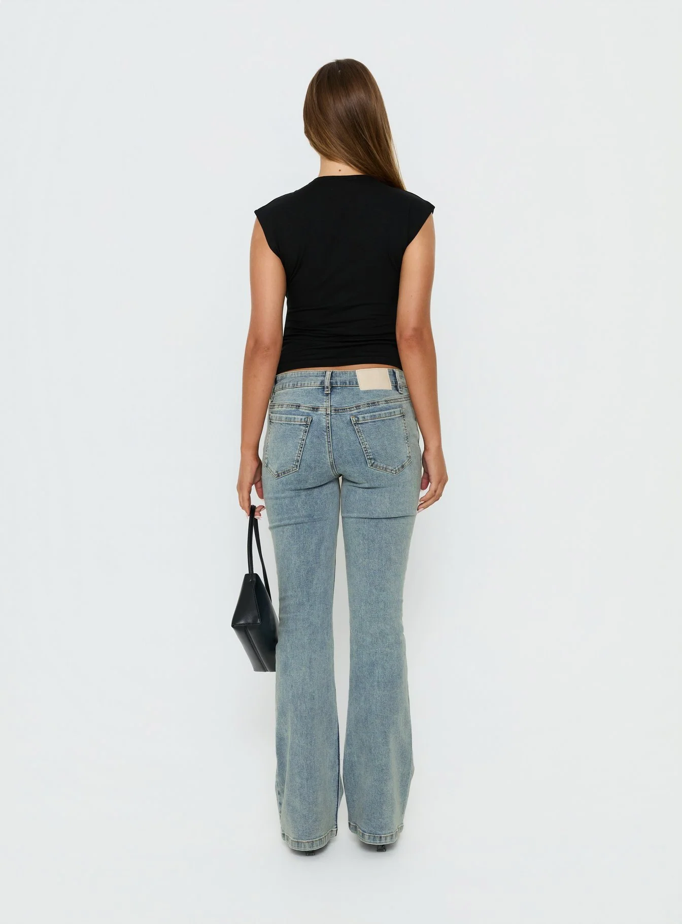 Bethany Low Rise Bootleg Jeans Ice Wash