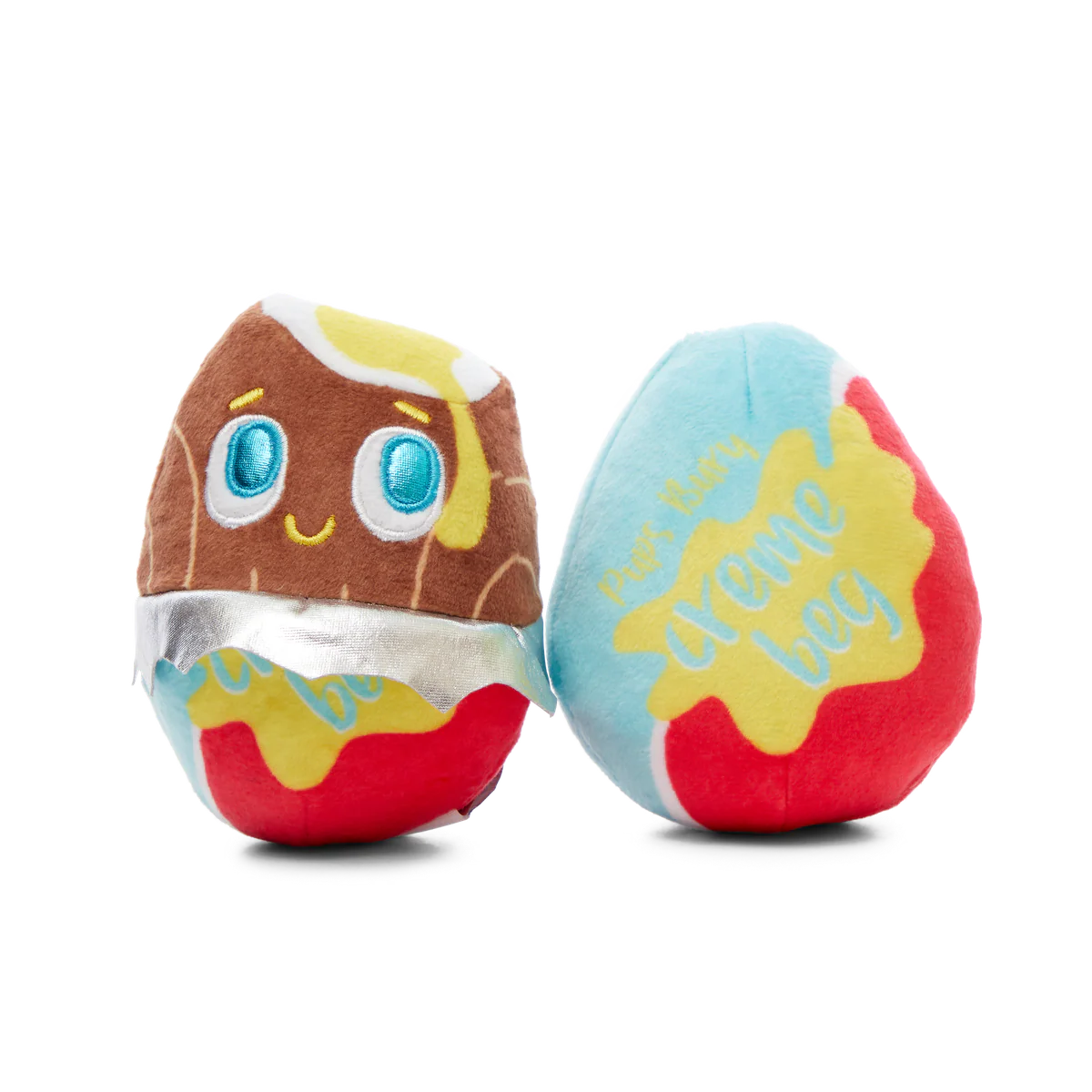 Cadfurry Eggs Plush Fetch Dog Toy