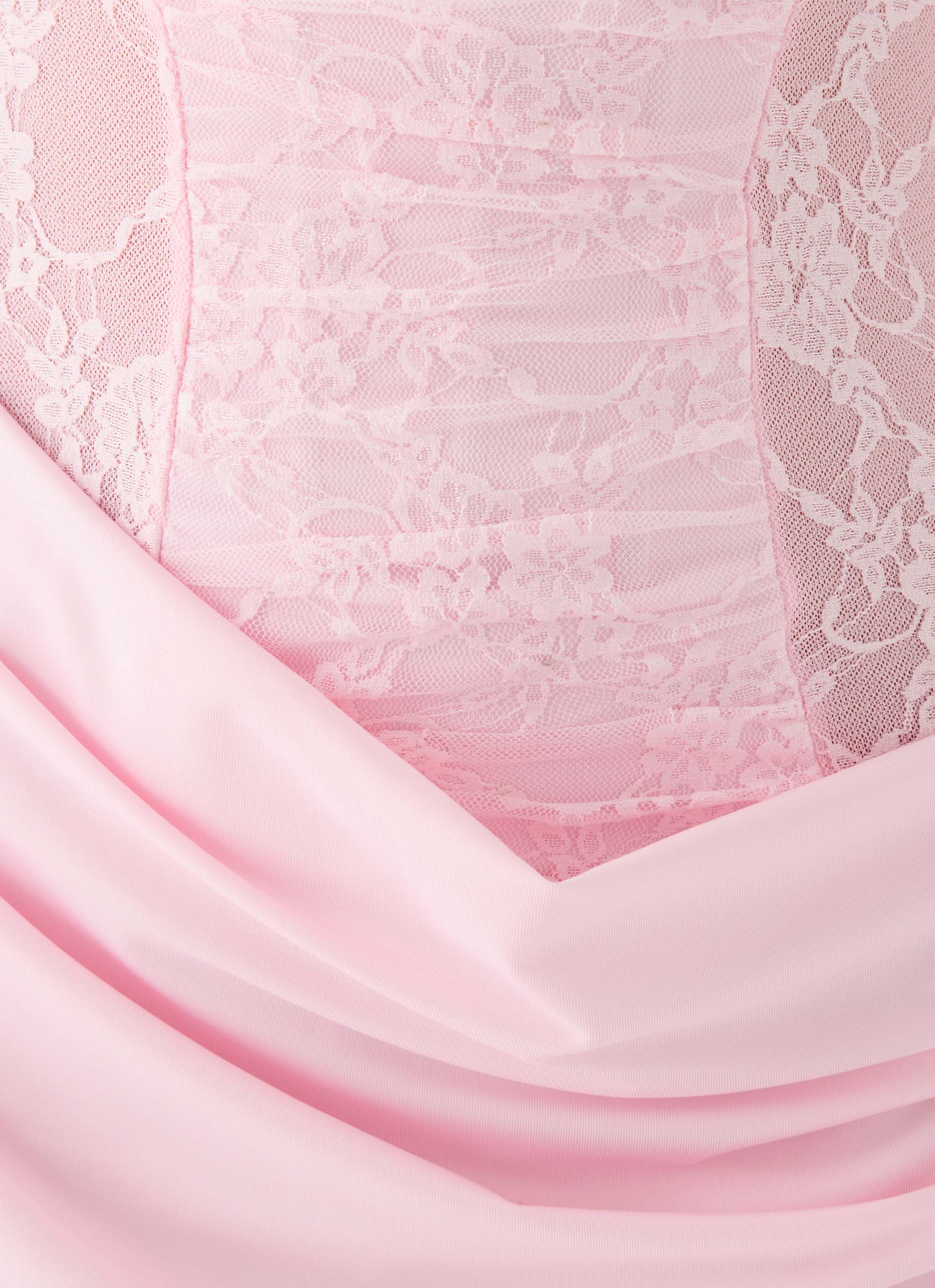 Anabeila Maxi Dress - Pink - FASHION NOB