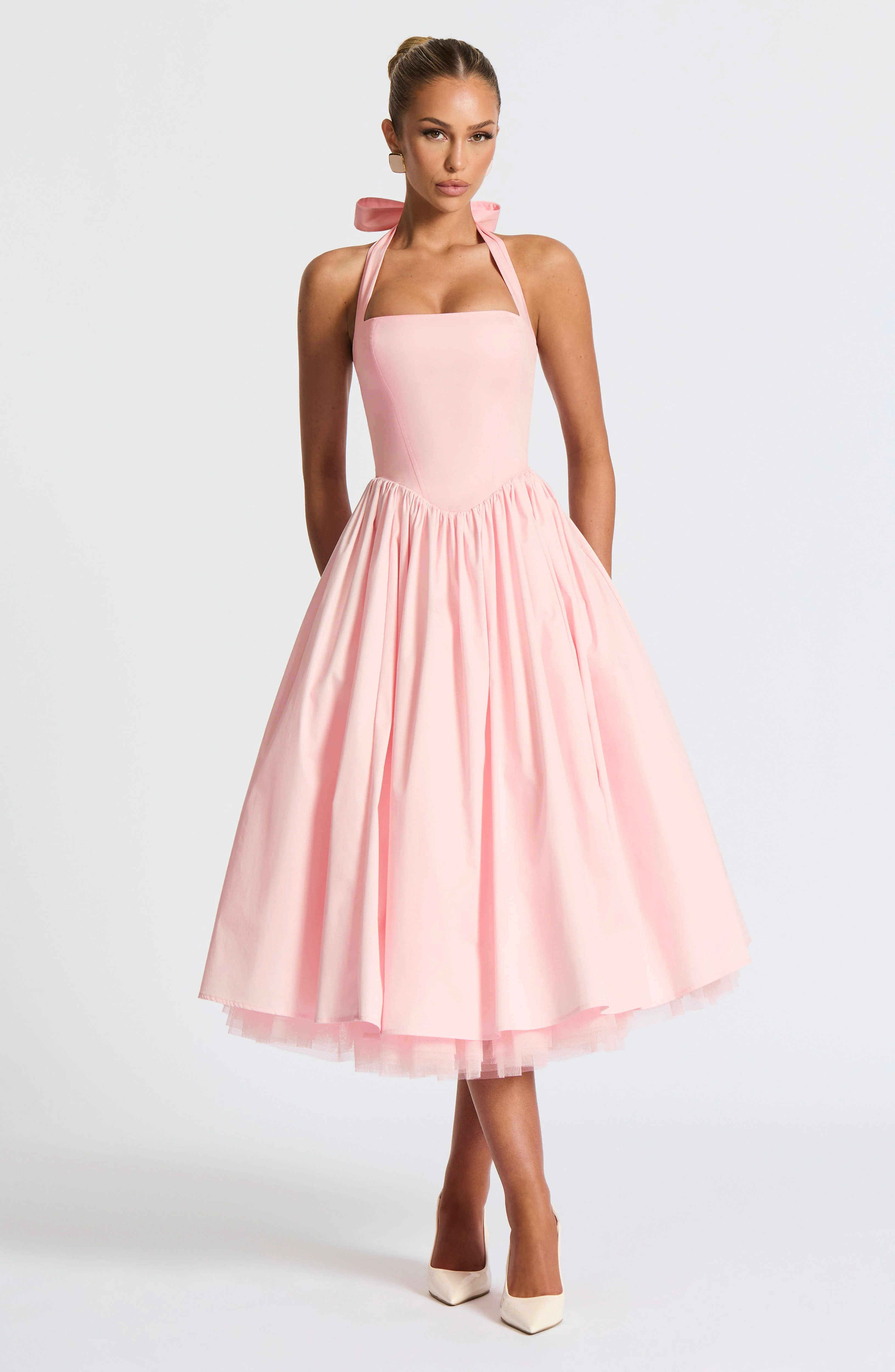 Cressida Midi Dress - Blush