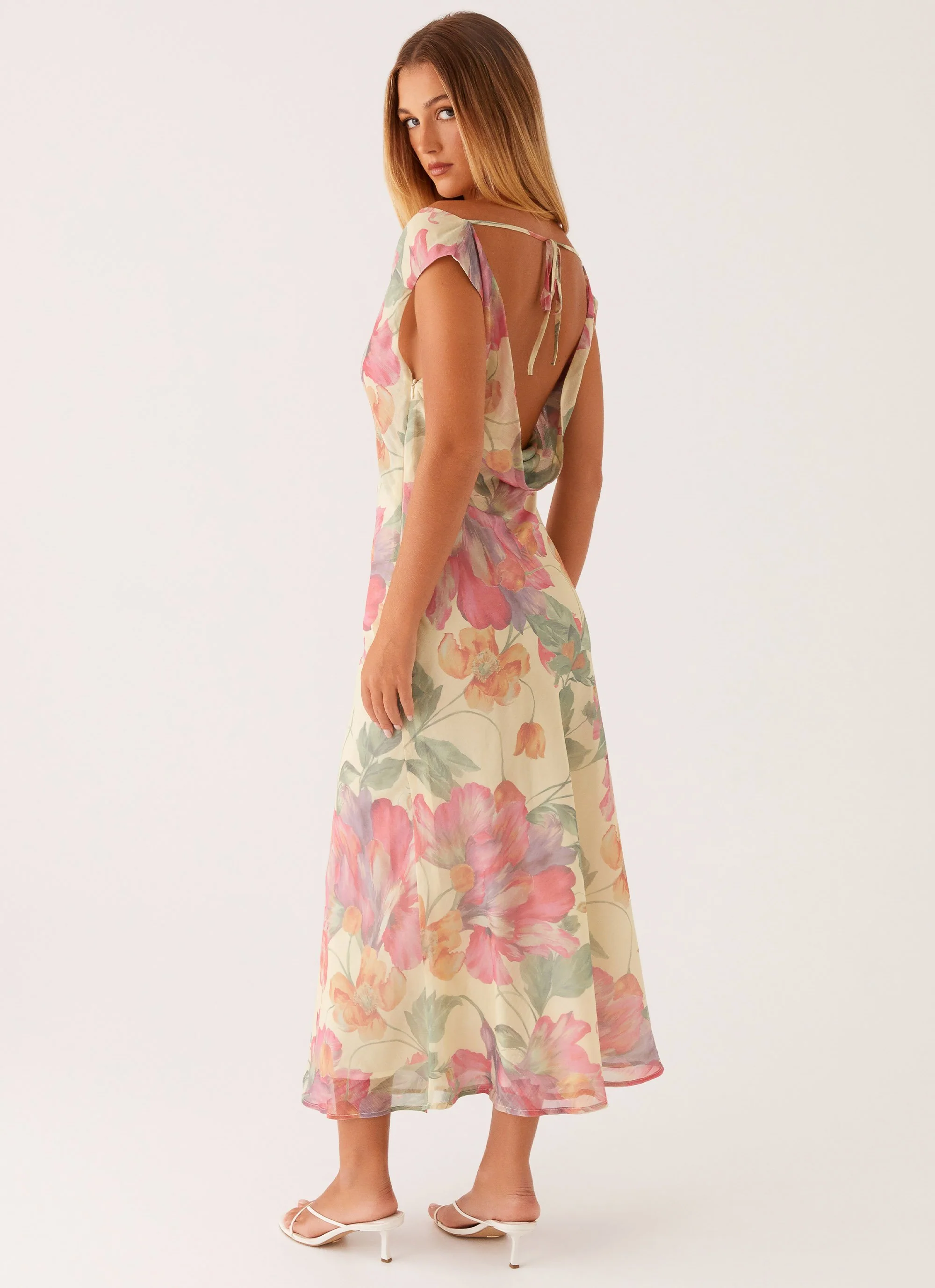 Role Model Maxi Dress - Yellow Peony - luluinthesky