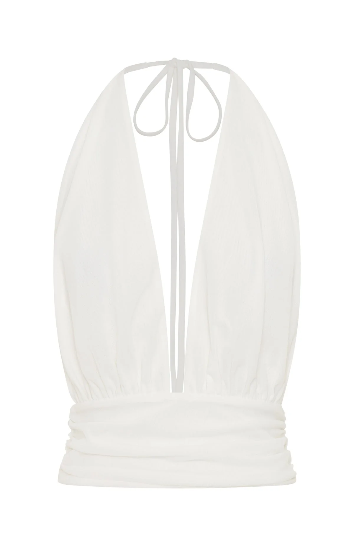 Dolce Dreams Halter Top Off White