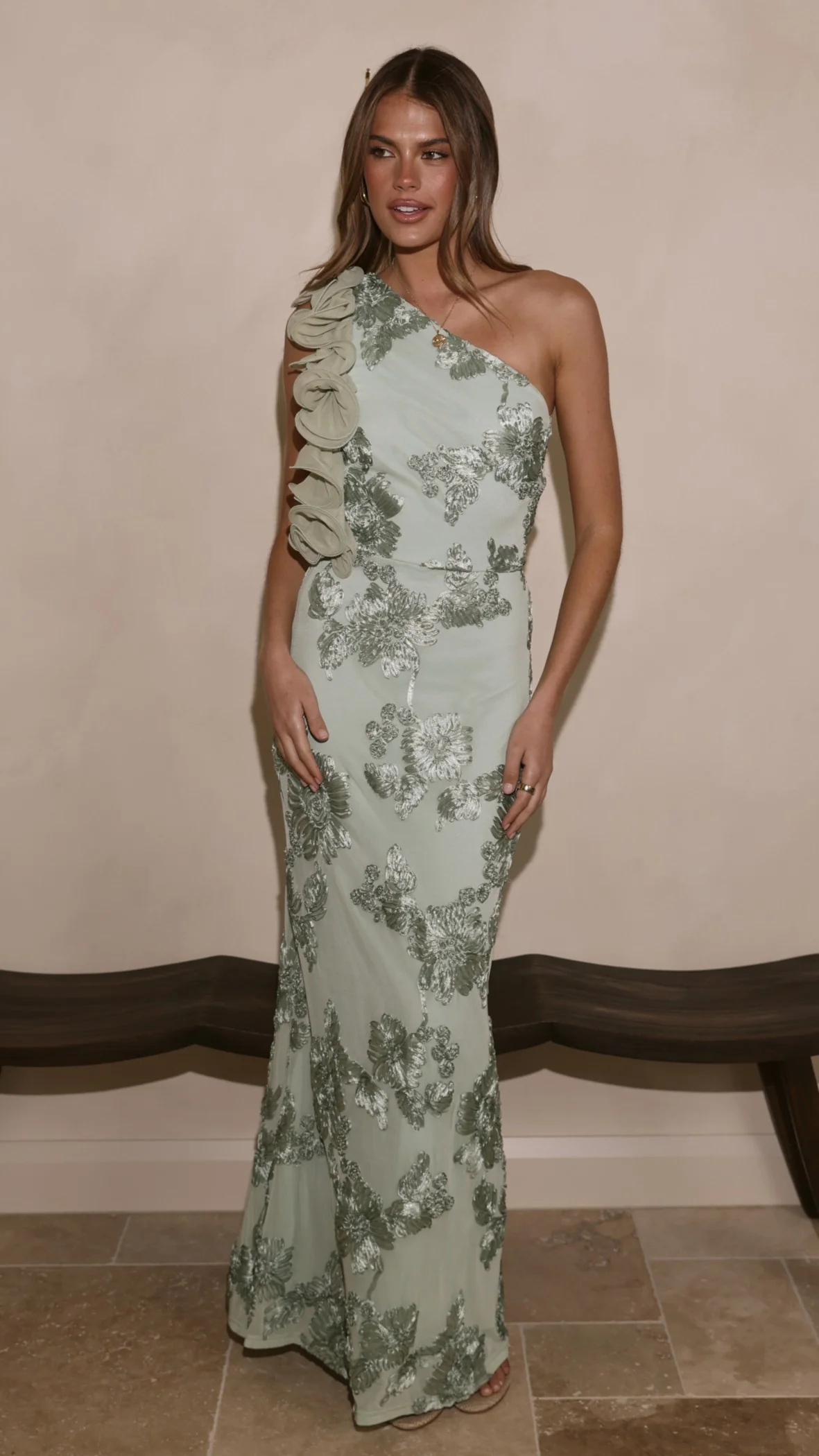 Darlee Maxi Dress - Sage Floral