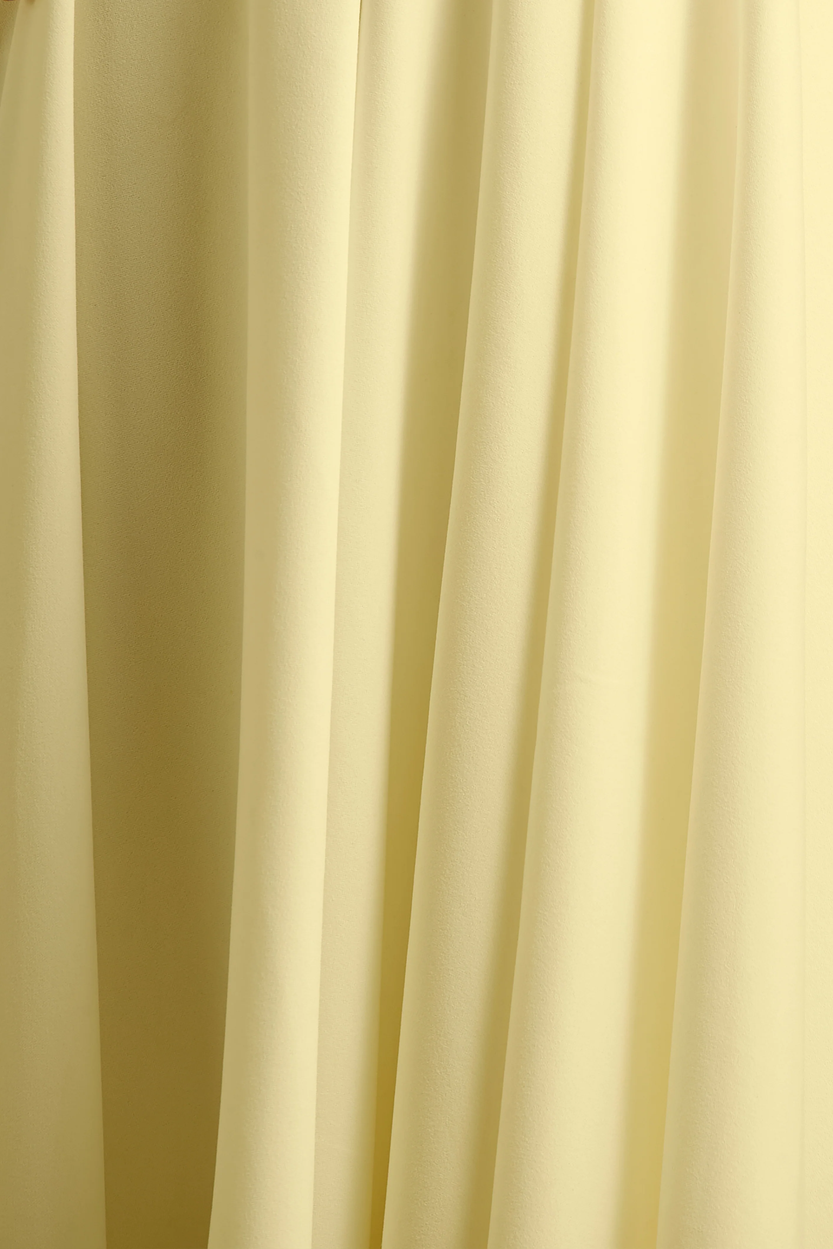 Parina | Lemon Strappy Volume-Hem Midi Dress