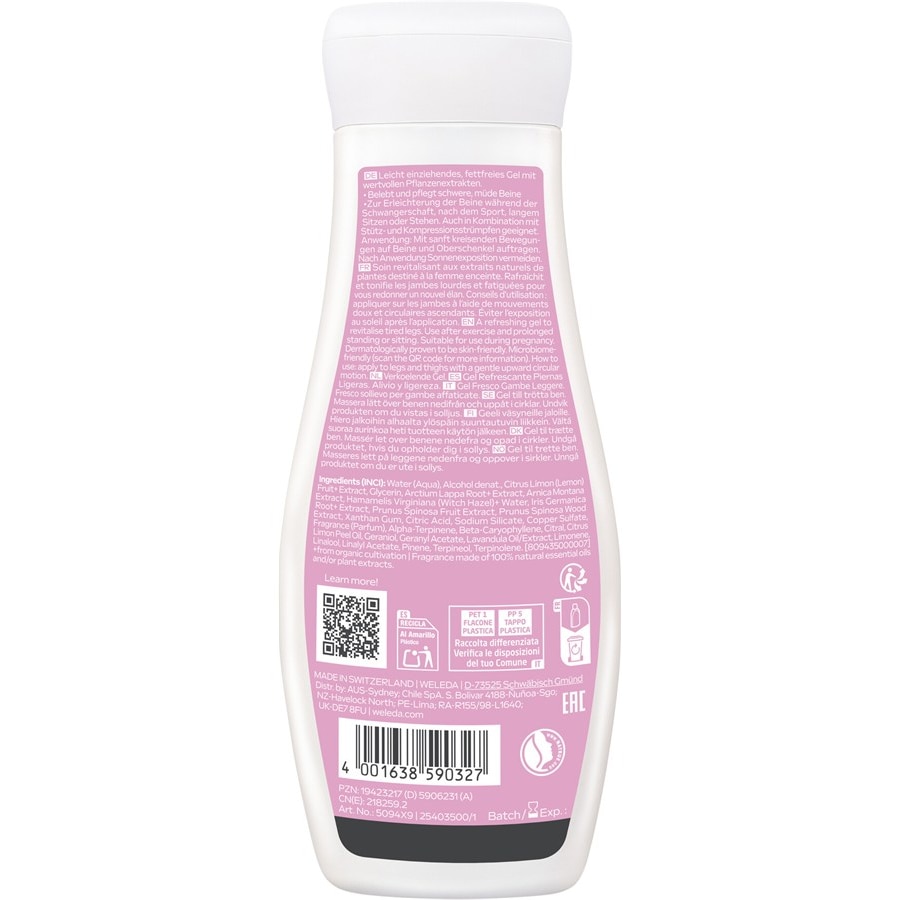 WELEDA Opieka nad kobietą w ciąży Light Legs Fresh Gel