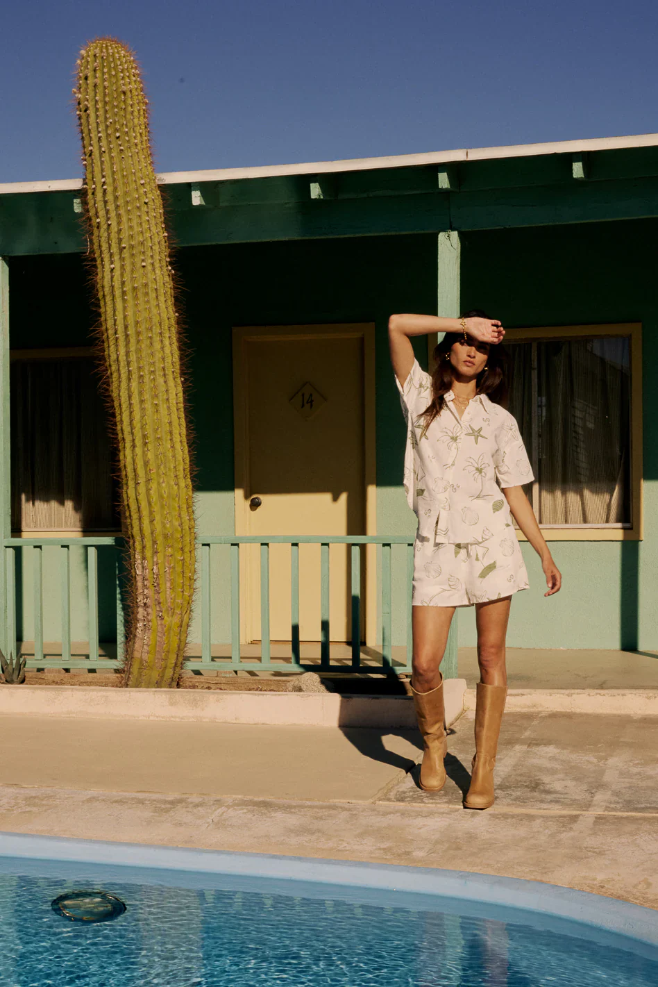 Sandy Linen Button Up