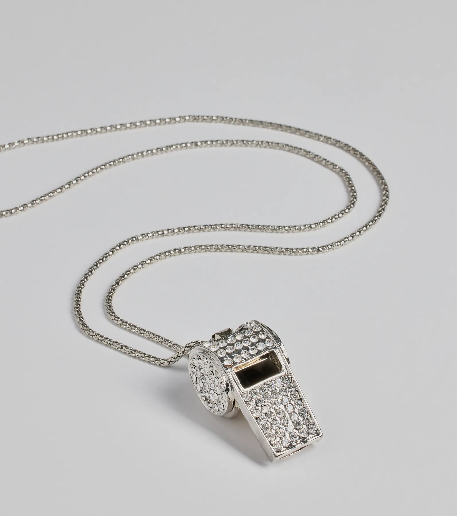 Make The Call Rhinestone Whistle