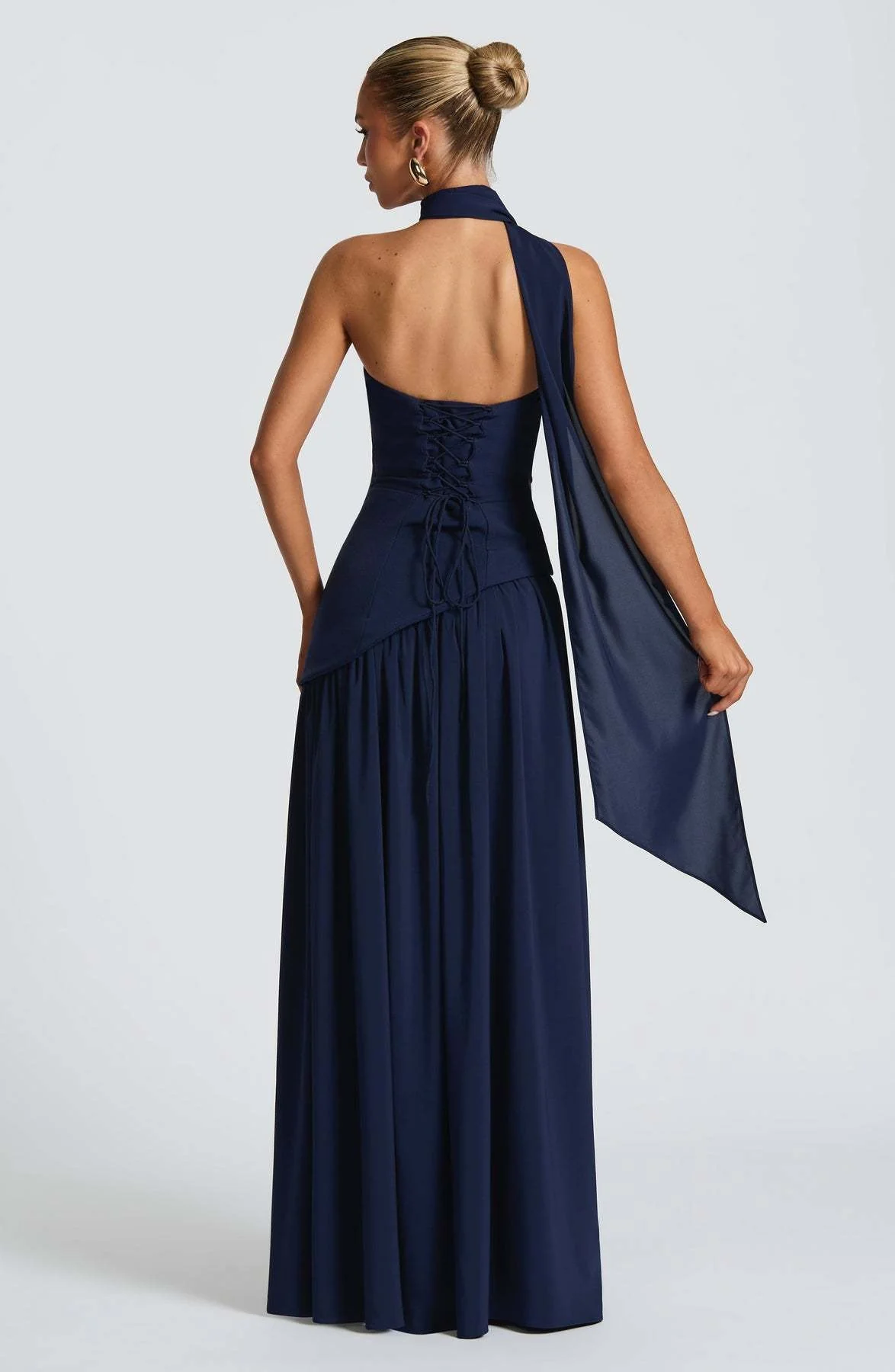Elthion Strapless Bandage Maxi Dress