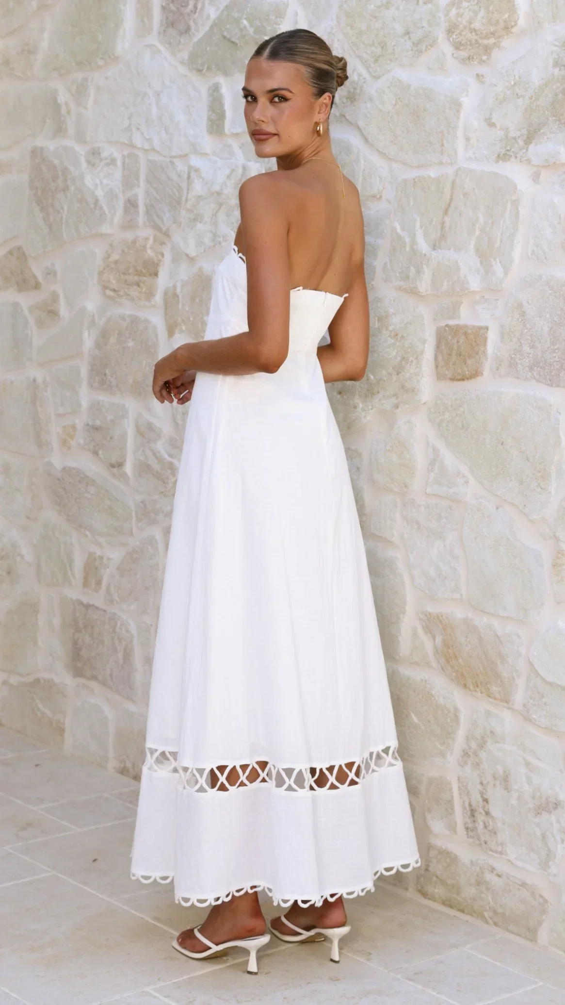 Caressa Maxi Dress - White