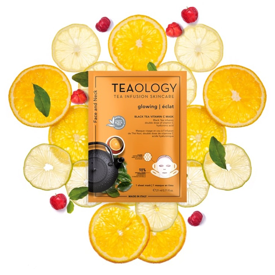 Teaology Pielęgnacja twarzy Black Tea Vitamin C Mask