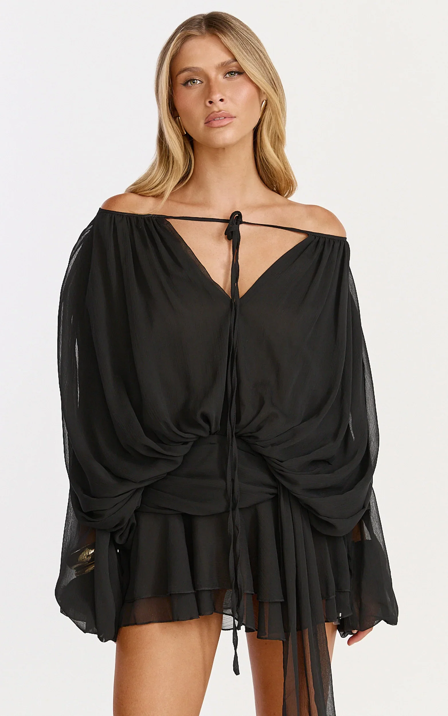 Lioness - Elements Mini Dress - In Noir
