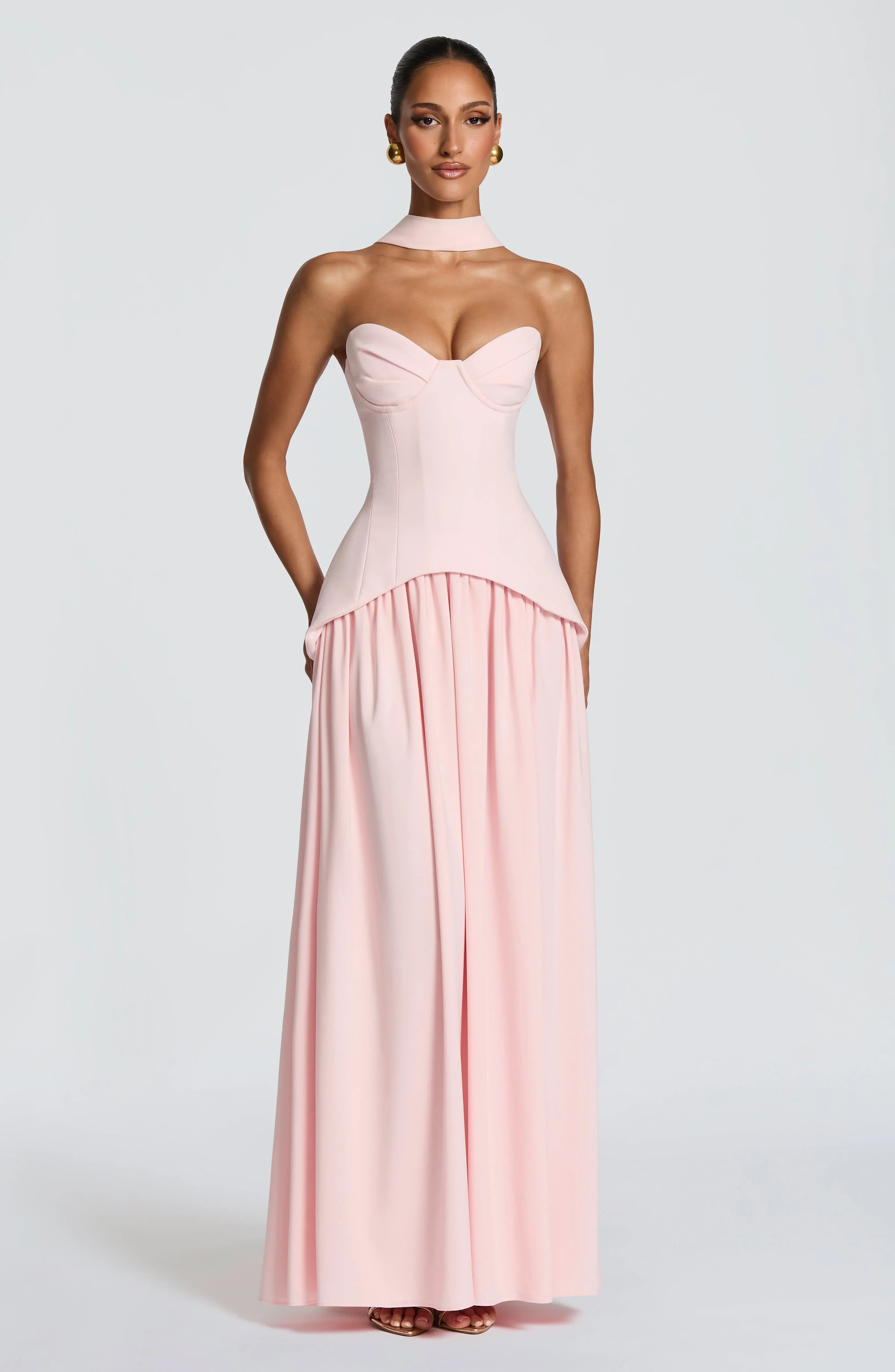 Vietta Maxi Dress - Blush
