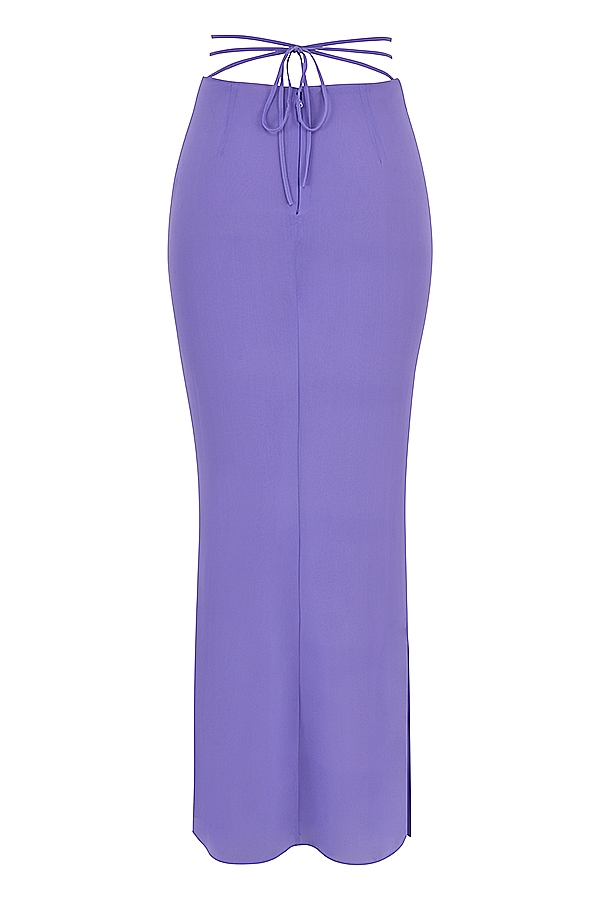 Violet Cutout Maxi Skirt