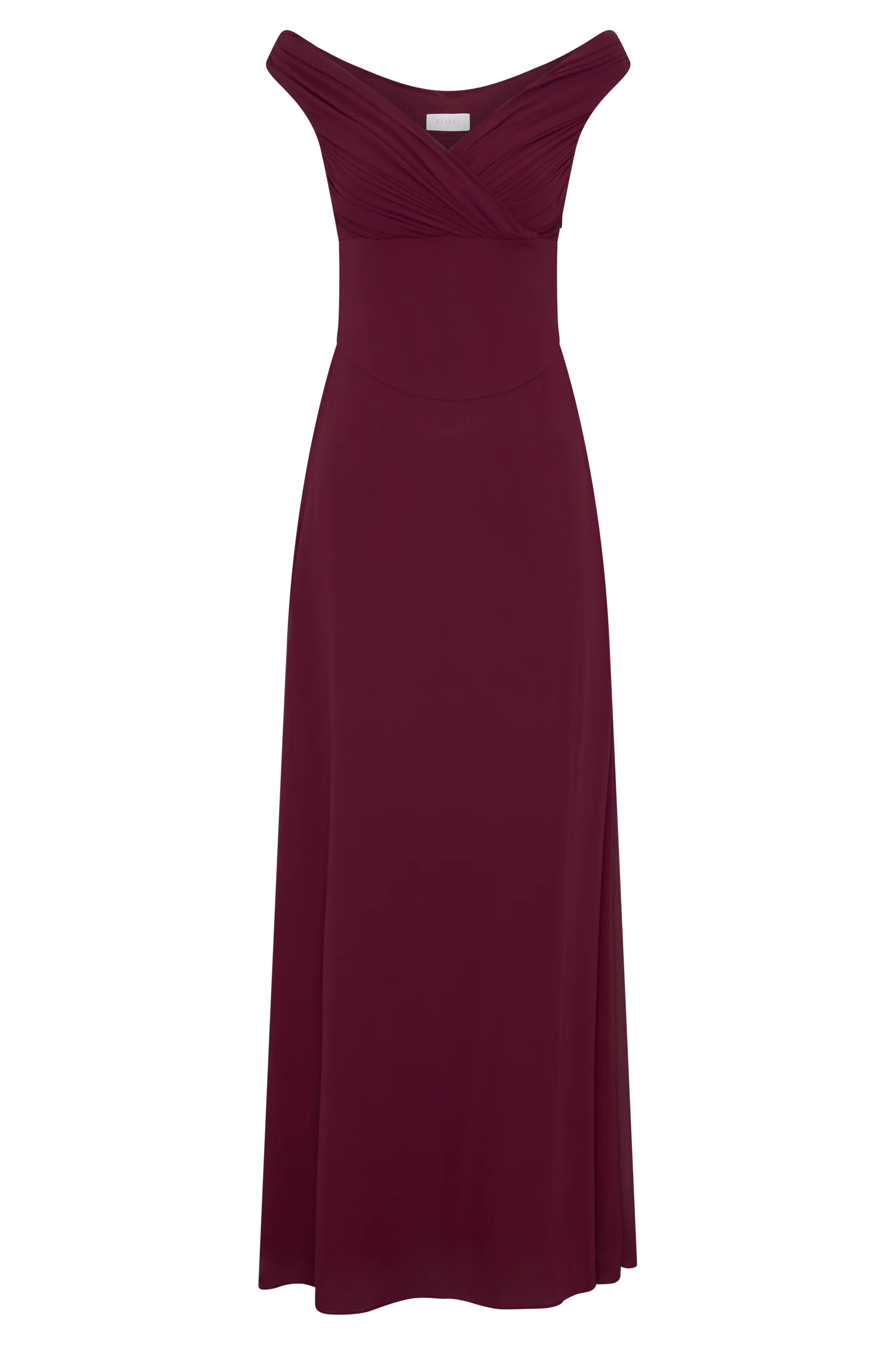 Mabel-Off-Shoulder-Chiffon-Maxi-Dress-Merlot