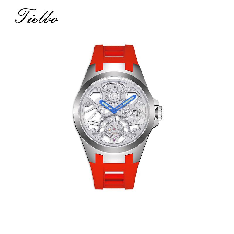 Tianzhou Skeleton Tourbillon Watch – Manual, Sapphire, 44mm T306M