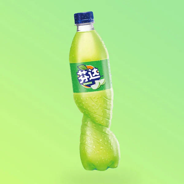 Fanta Green Apple Flavor Soda Drink (500mL) Limited Edition Import