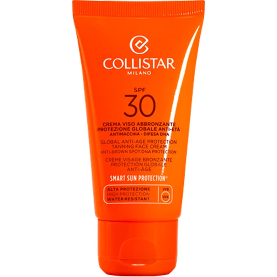 Collistar Ochrona przed słońcem Tan Global Anti-Age Protection Tanning Face Cream SPF 30