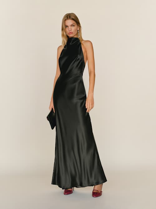 Petites Bianca Silk Dress