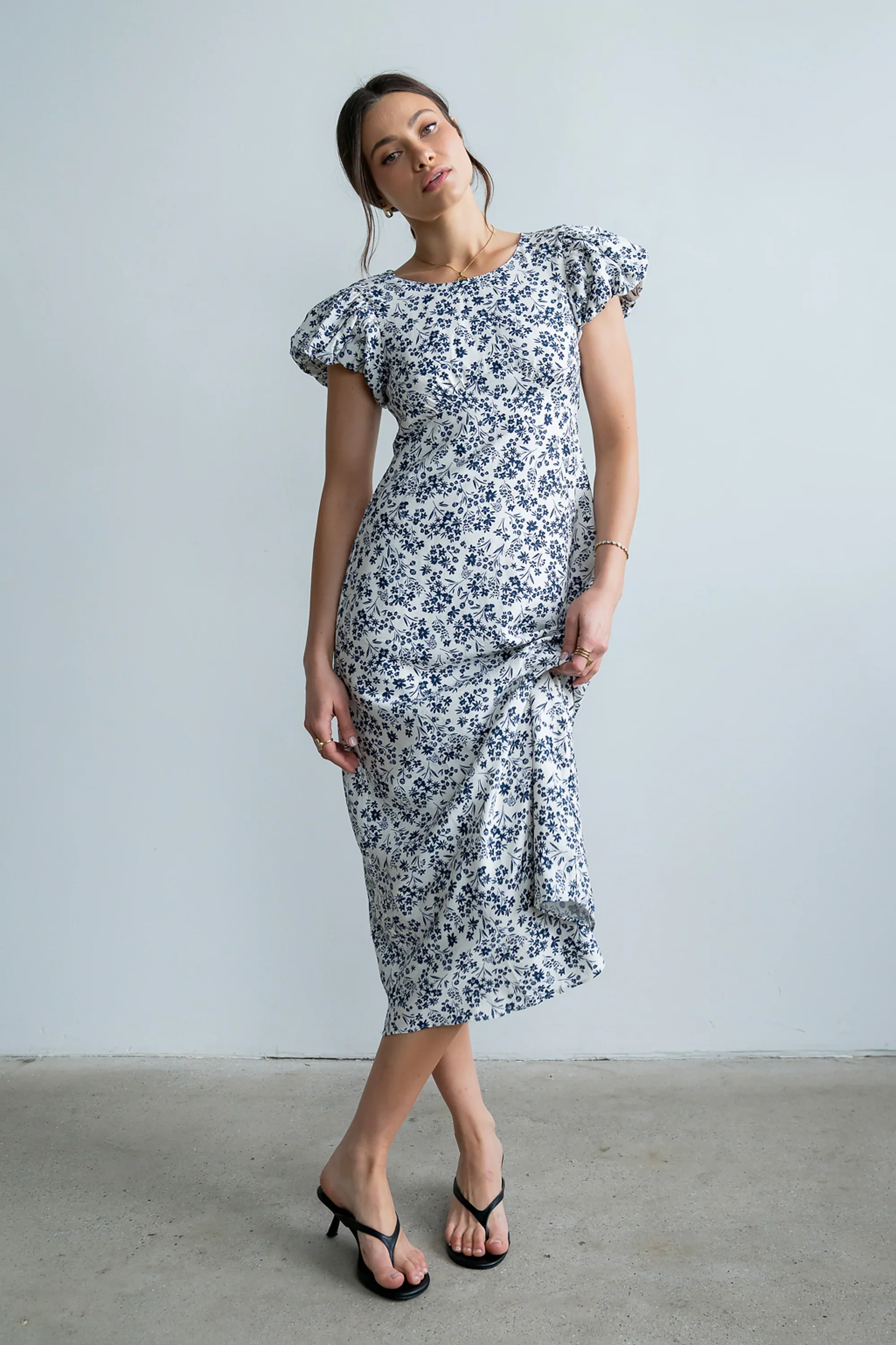 Smith Floral Midi Dress