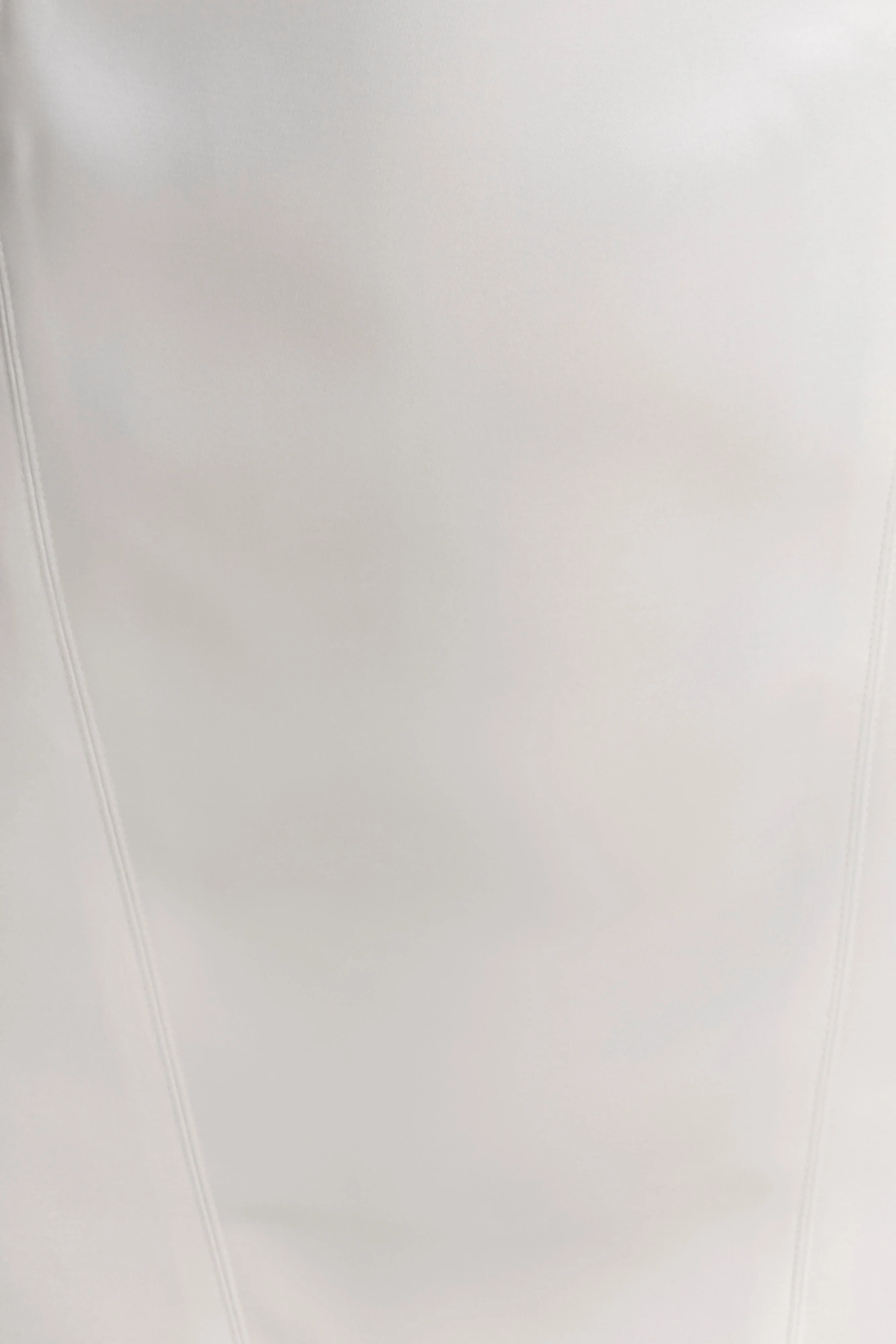 Beth Satin Mini Dress - White