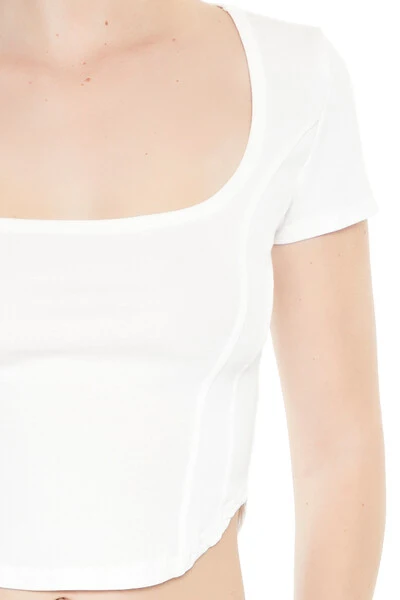 Mineral Wash Cropped Tee