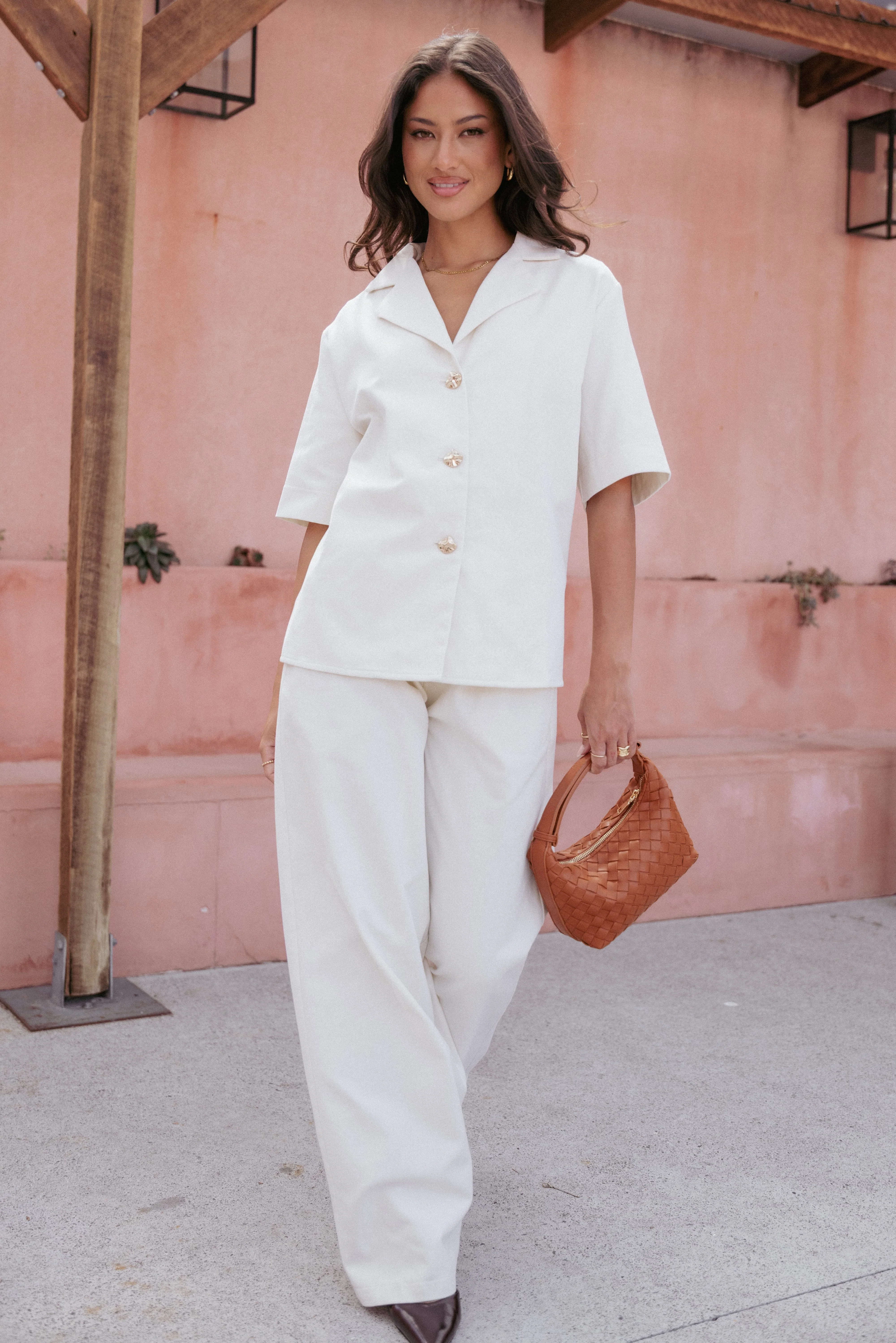 Odelia Denim Shirt - Off White