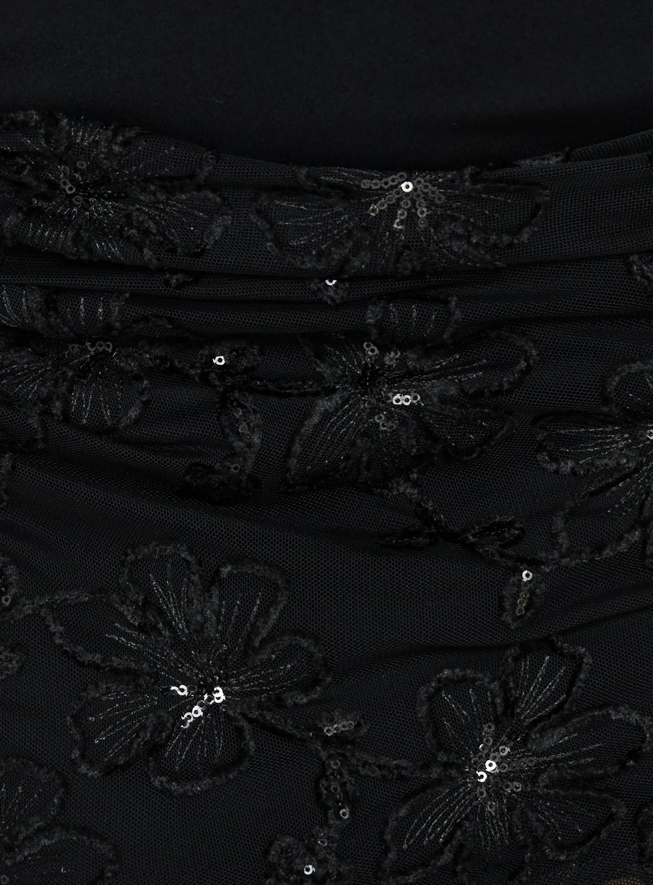 Bless Her Heart Contrast Halter Mini Dress Black