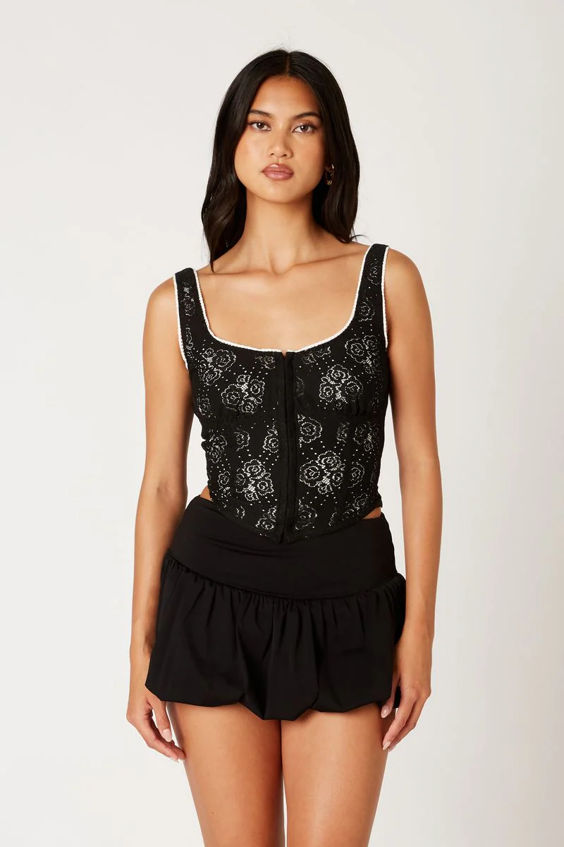Cotton Lace Corset