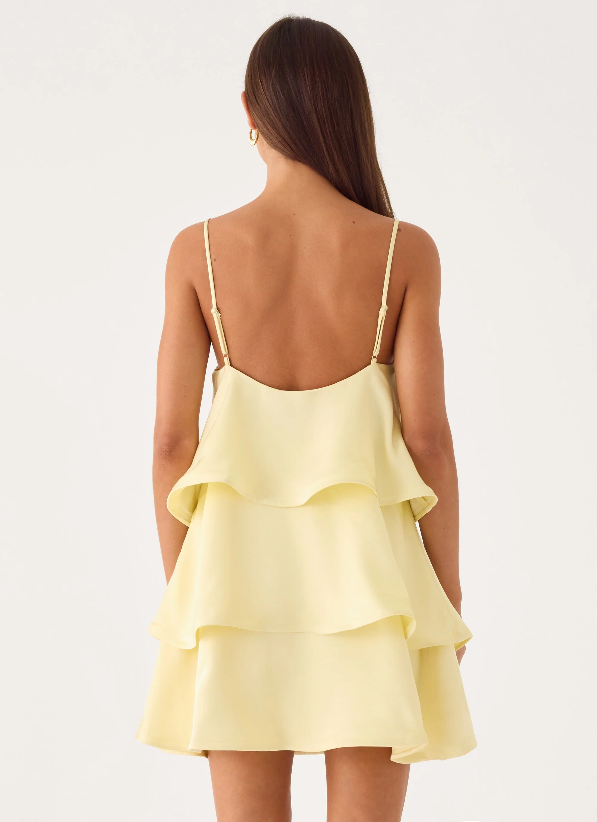 Becka Mini Dress - Yellow - luluinthesky