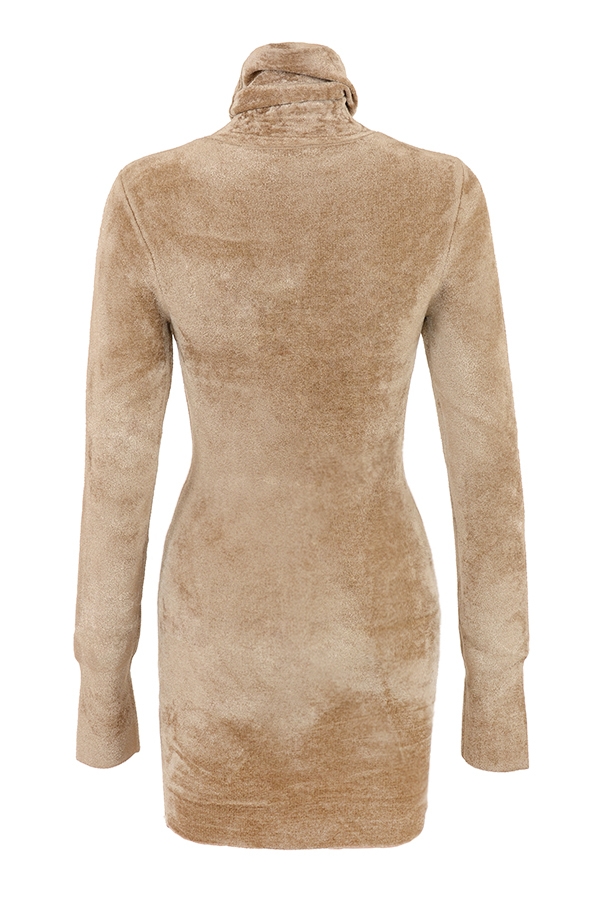 Fawn Chenille Mini Dress