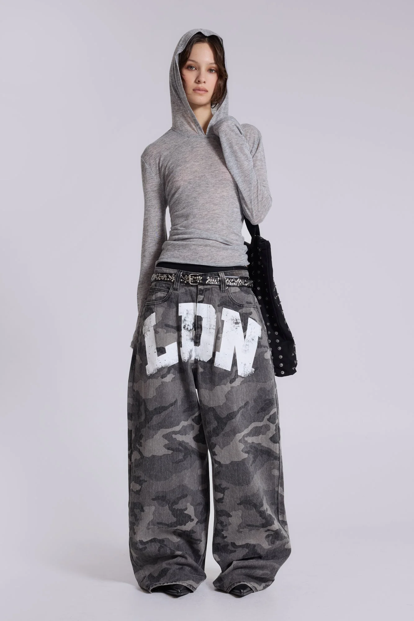 Grey Marl Mist Hoodie