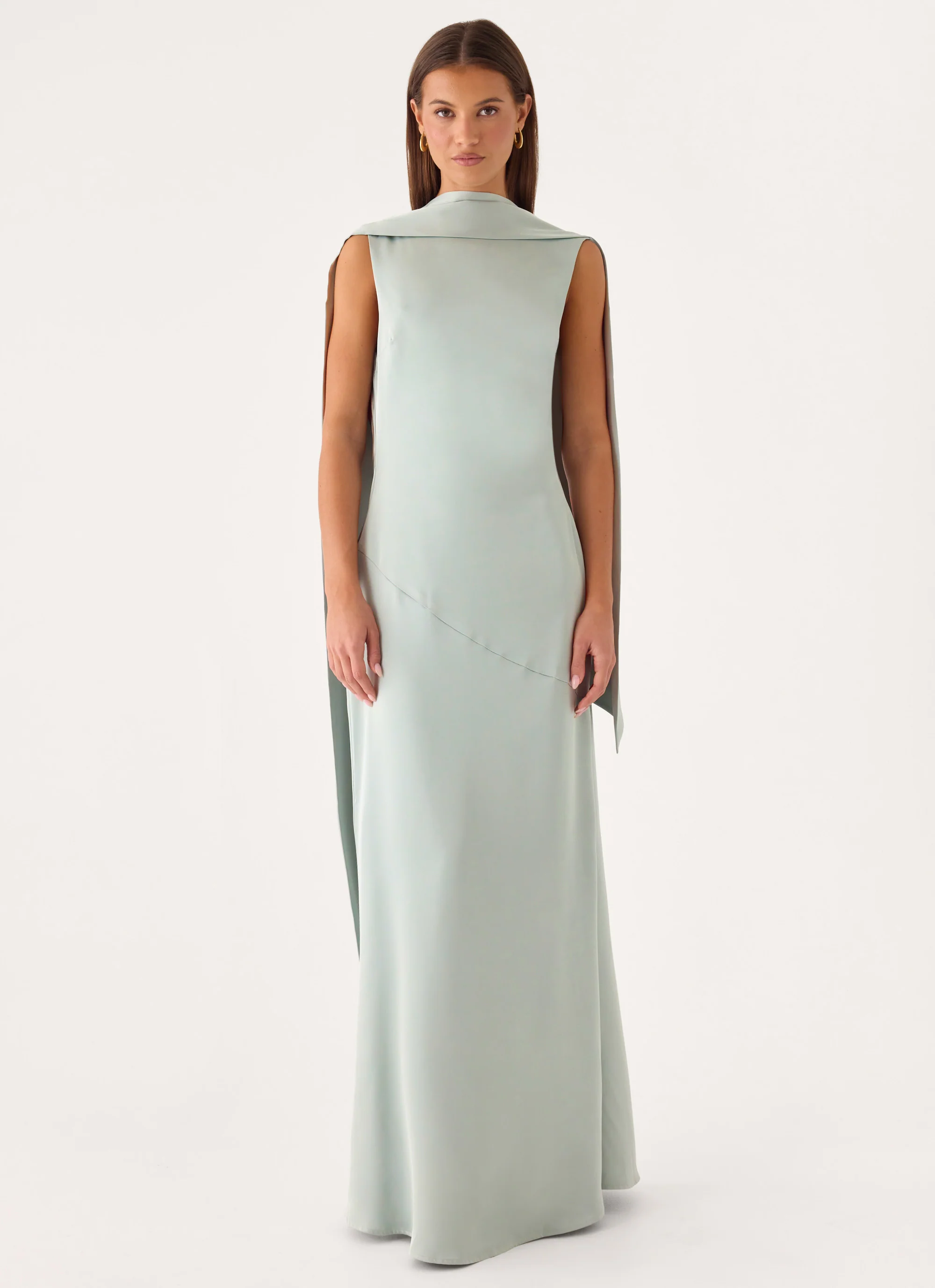 Line By Line Maxi Dress - Sage