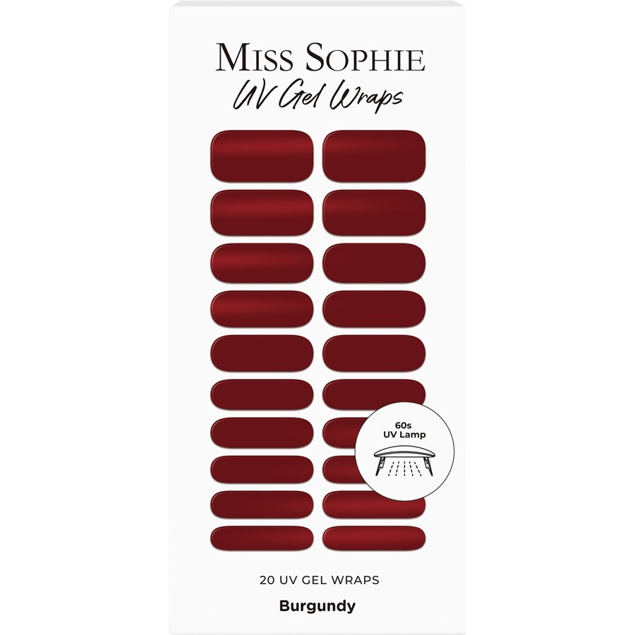 Miss Sophie Folie do paznokci UV Bordowy UV