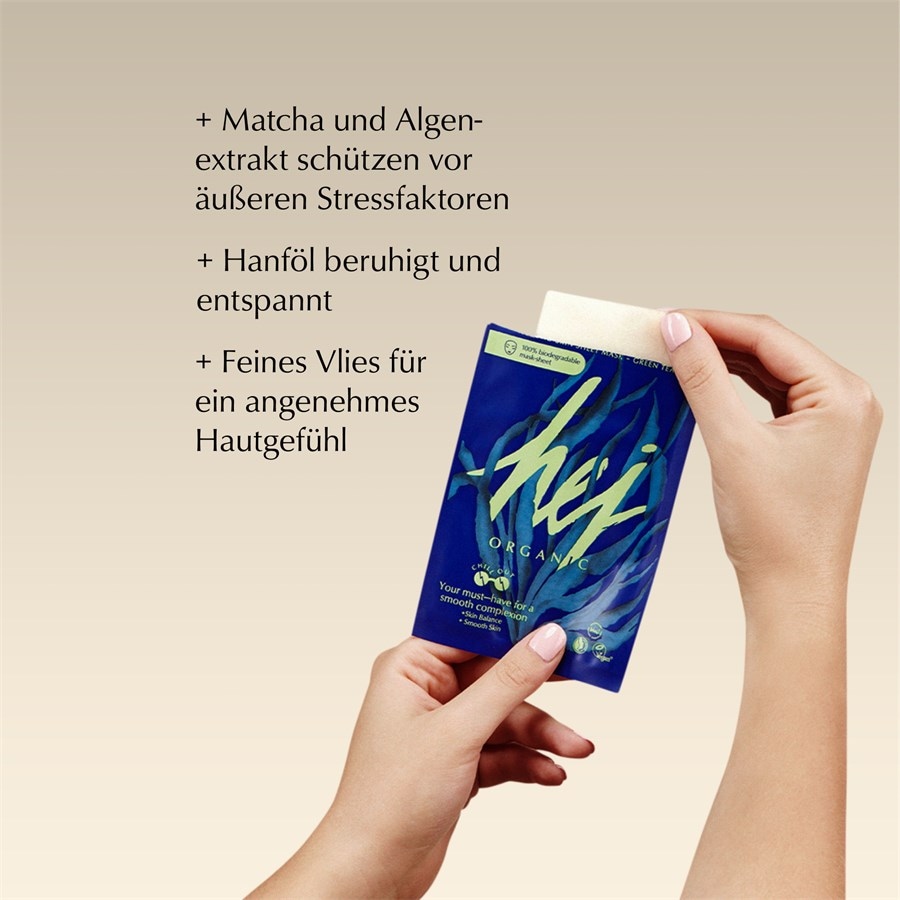 Hej Organic Maseczki i peelingi The Relaxer Second Skin Sheet Mask